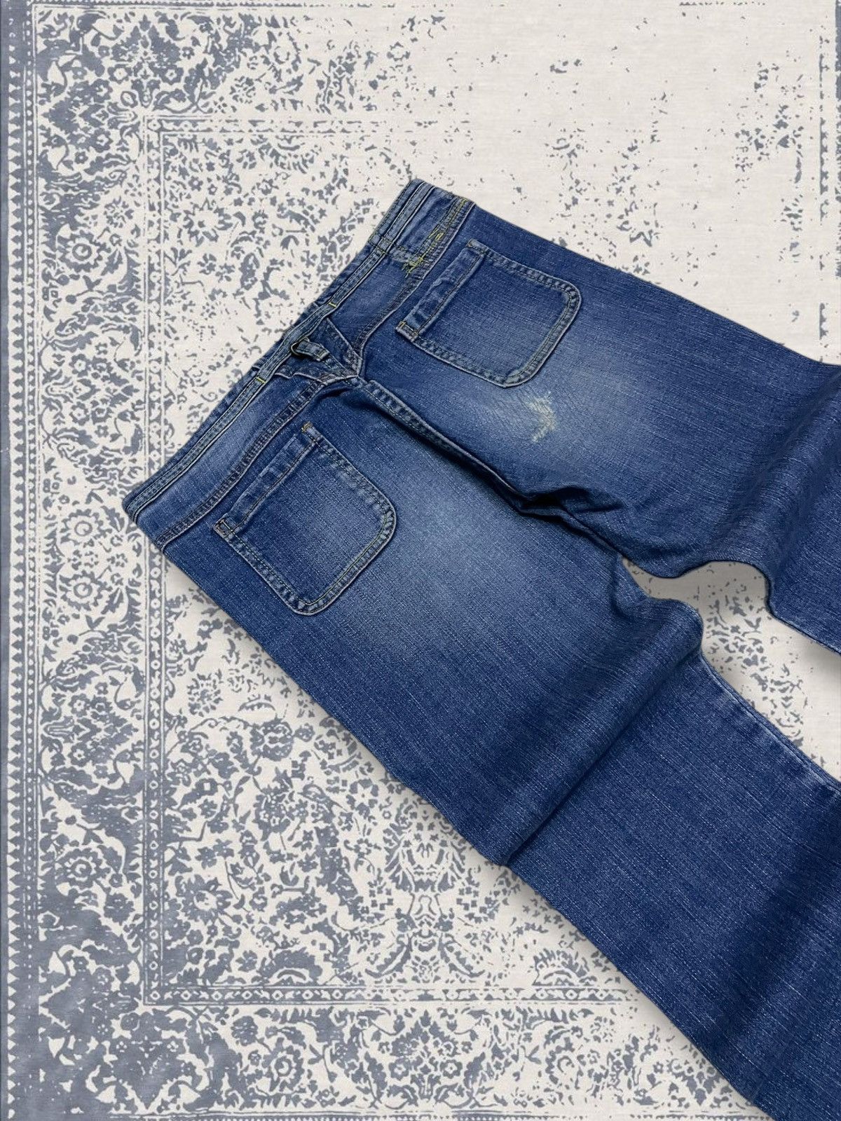 Designer × Japanese Brand × Vintage Vintage 1990s Designer Marithe Francois Girbaud Flared Denim Size US 29 - 14 Thumbnail