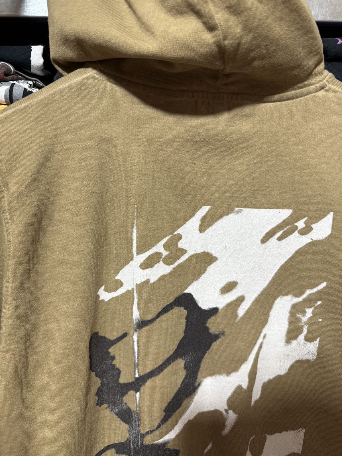 1017 ALYX 9SM Rare Luxury 1017 ALYX 9SM Tan Pullover W/ Prints Hoodie Y2K Size US L / EU 52-54 / 3 - 7 Thumbnail