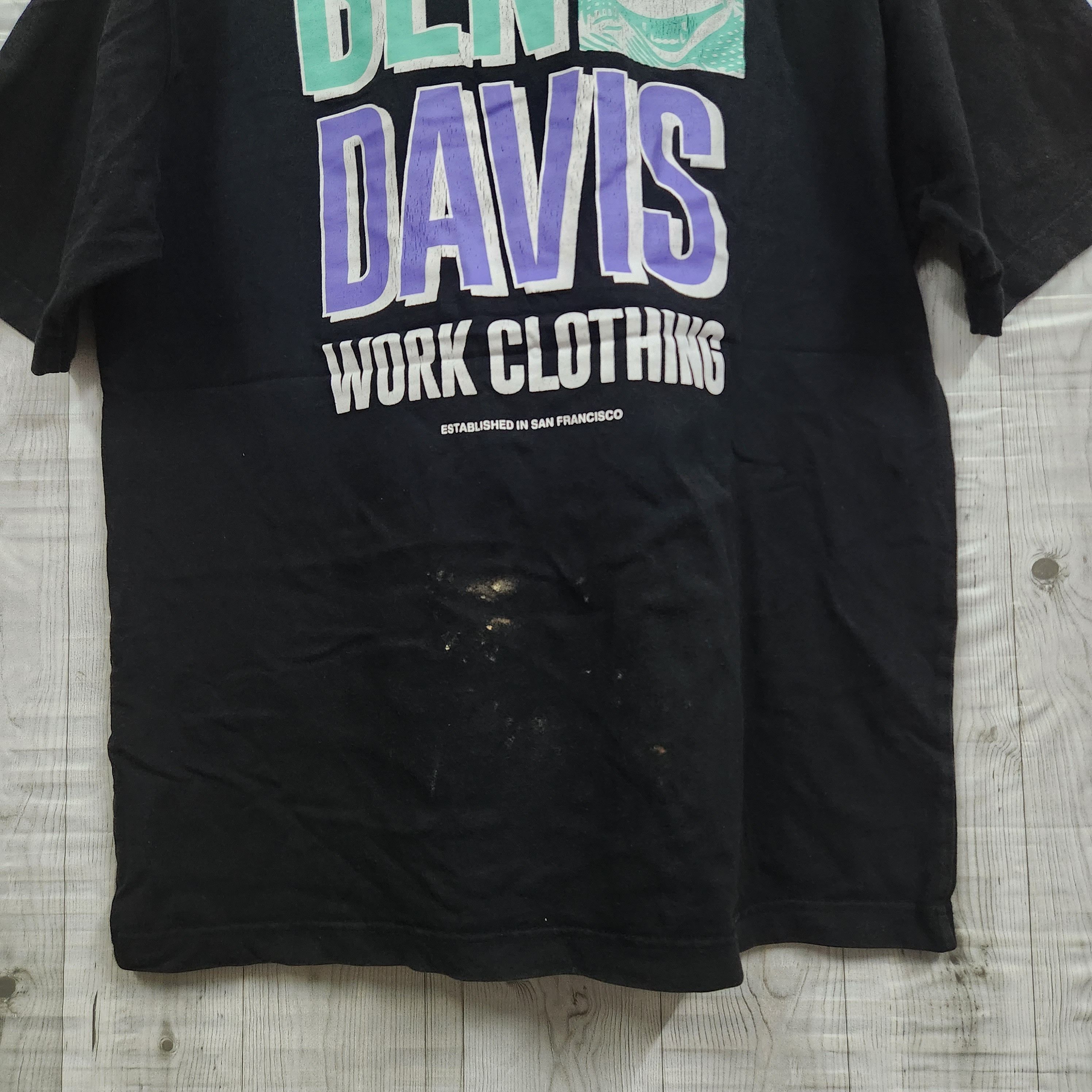 Ben Davis Vintage Y2K Ben Davies Big Logo TShirt Size US L / EU 52-54 / 3 - 18 Thumbnail