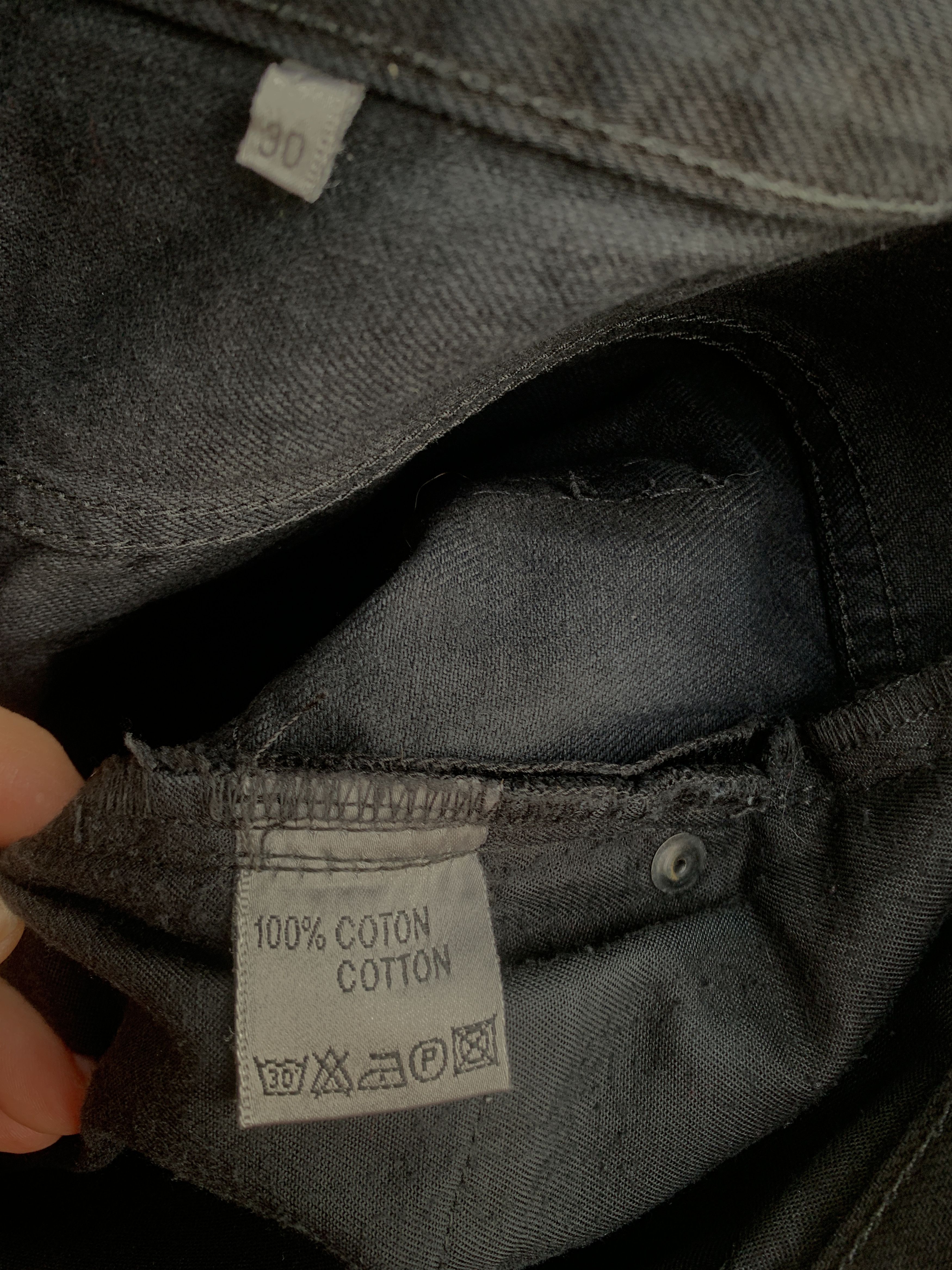 Dior × Hedi Slimane Dior Black Jeans Size US 32 / EU 48 - 7 Thumbnail