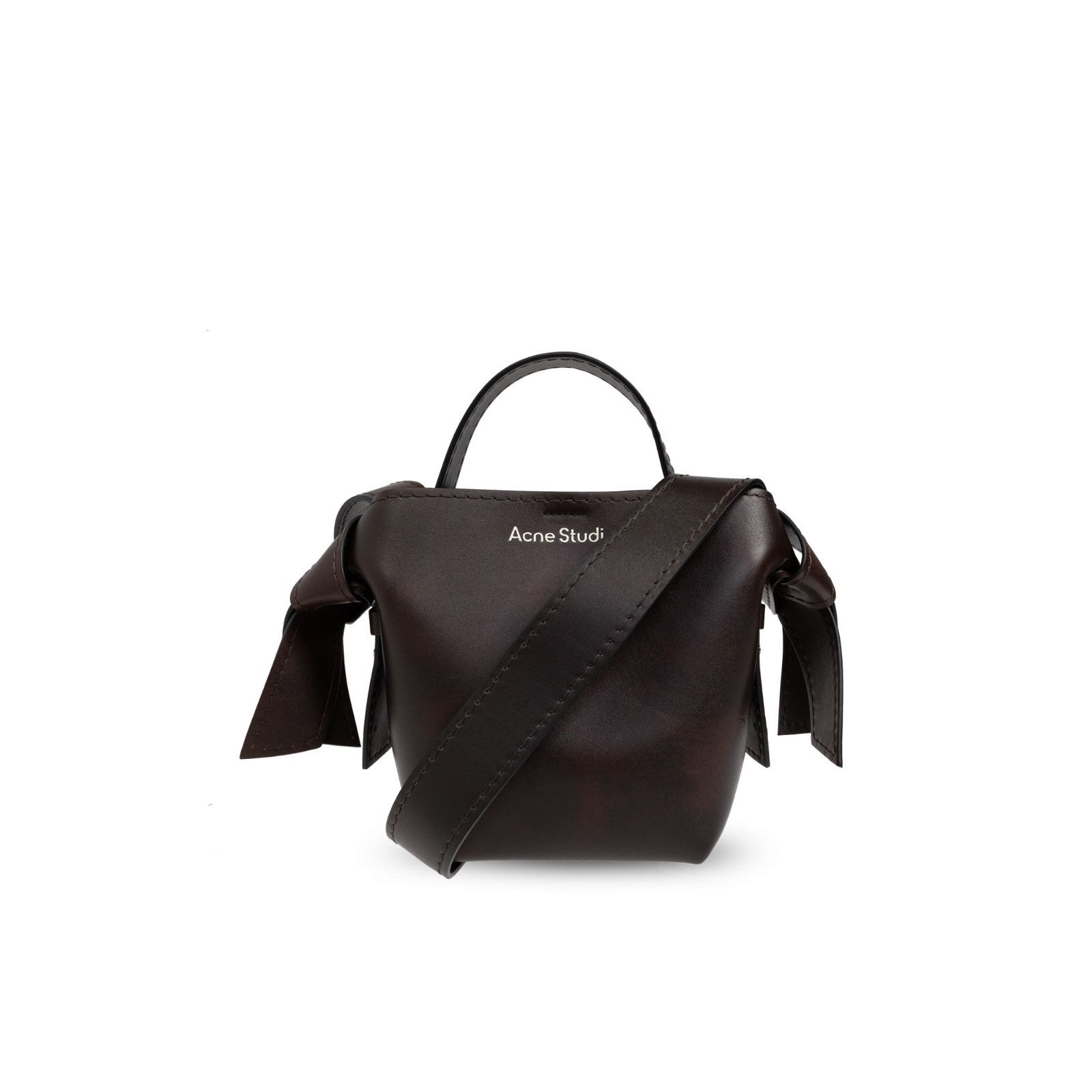 Acne Studios ACNE STUDIOS Bucket Brown Leather Shoulder Bag New Size ONE SIZE - 1 Thumbnail
