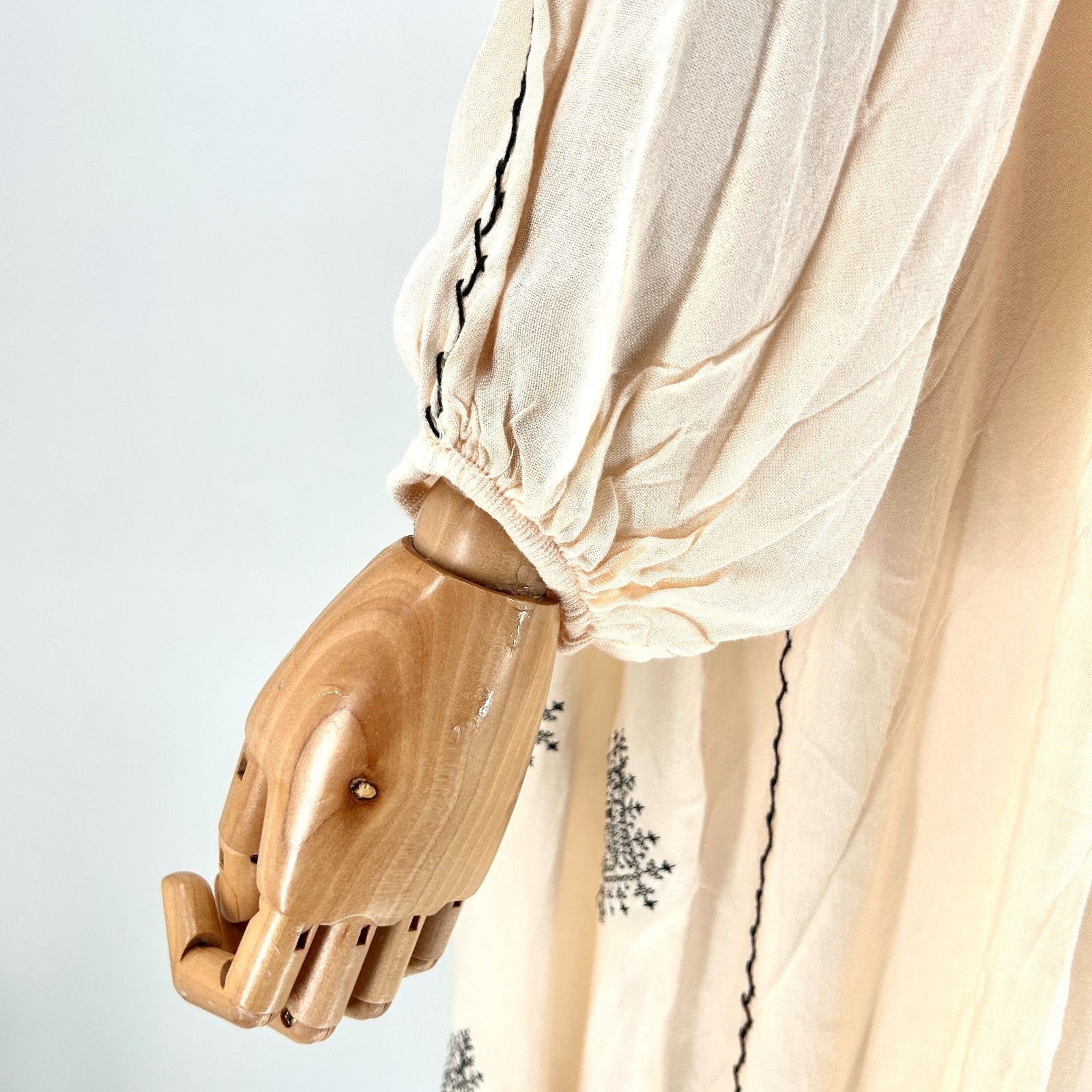 Eberjey Moroccan Pale Peach Embroidered Swim Cover Tunic Dress Size L / US 10 / IT 46 - 6 Thumbnail