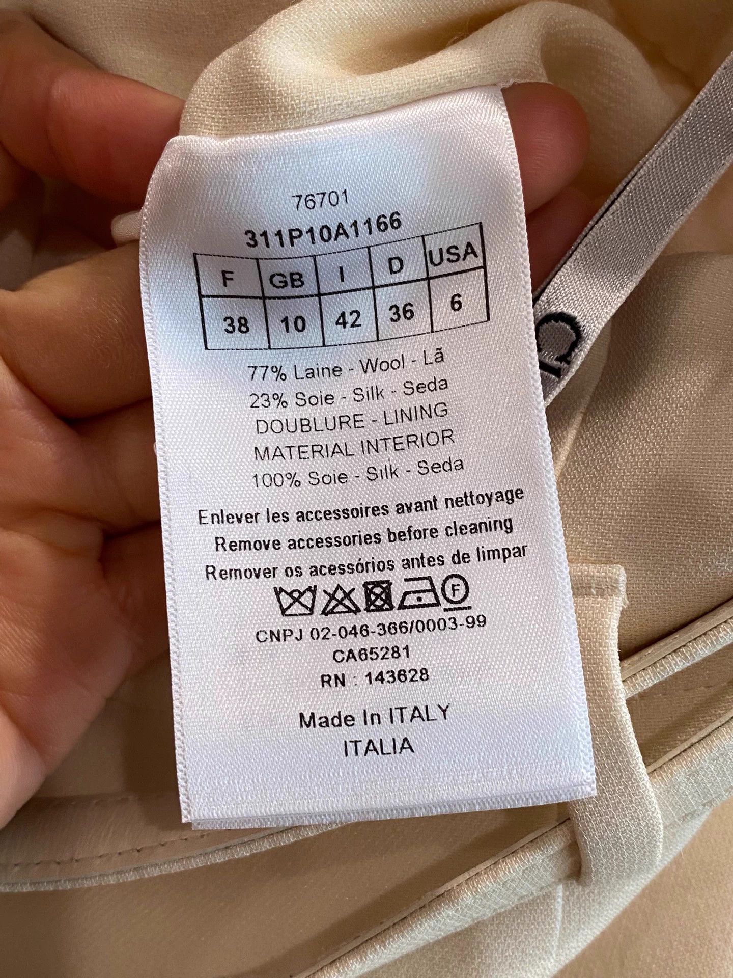 Dior Dior silk wool blend chinos authentic Size 27" / US 4 / IT 40 - 4 Thumbnail