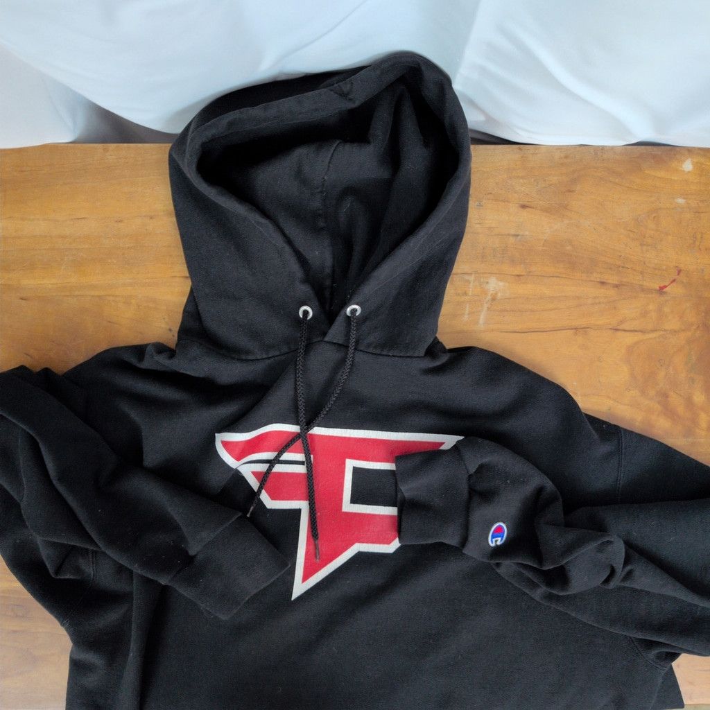 Champion × FaZe Faze Clan Champion Black Hooded Sweatshirt XL Size US XL / EU 56 / 4 - 3 Thumbnail