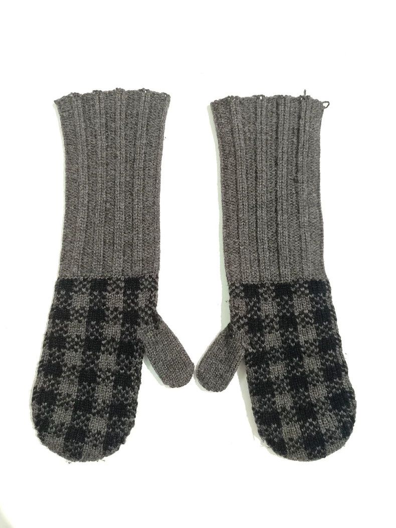 Y's Y's Long Finger-less Wool Gloves Size ONE SIZE - 1 Thumbnail