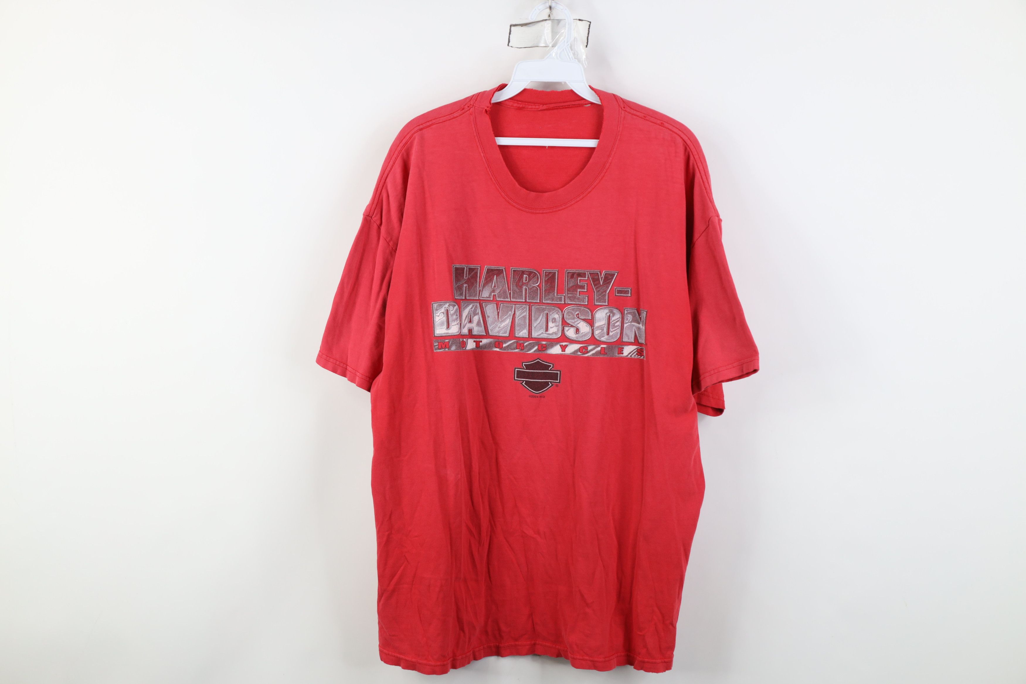 Harley Davidson Vintage Y2K Harley Davidson Spell Short Sleeve T-Shirt Red Size US XL / EU 56 / 4 - 1 Thumbnail