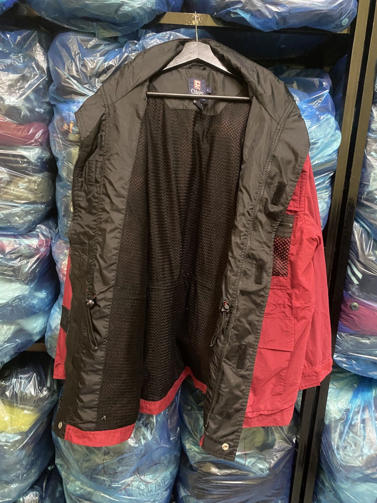 Chaps Ralph Lauren Vintage Chaps Ralph Lauren Red Multi-Pocket Utility Jacket Size US L / EU 52-54 / 3 - 8 Thumbnail