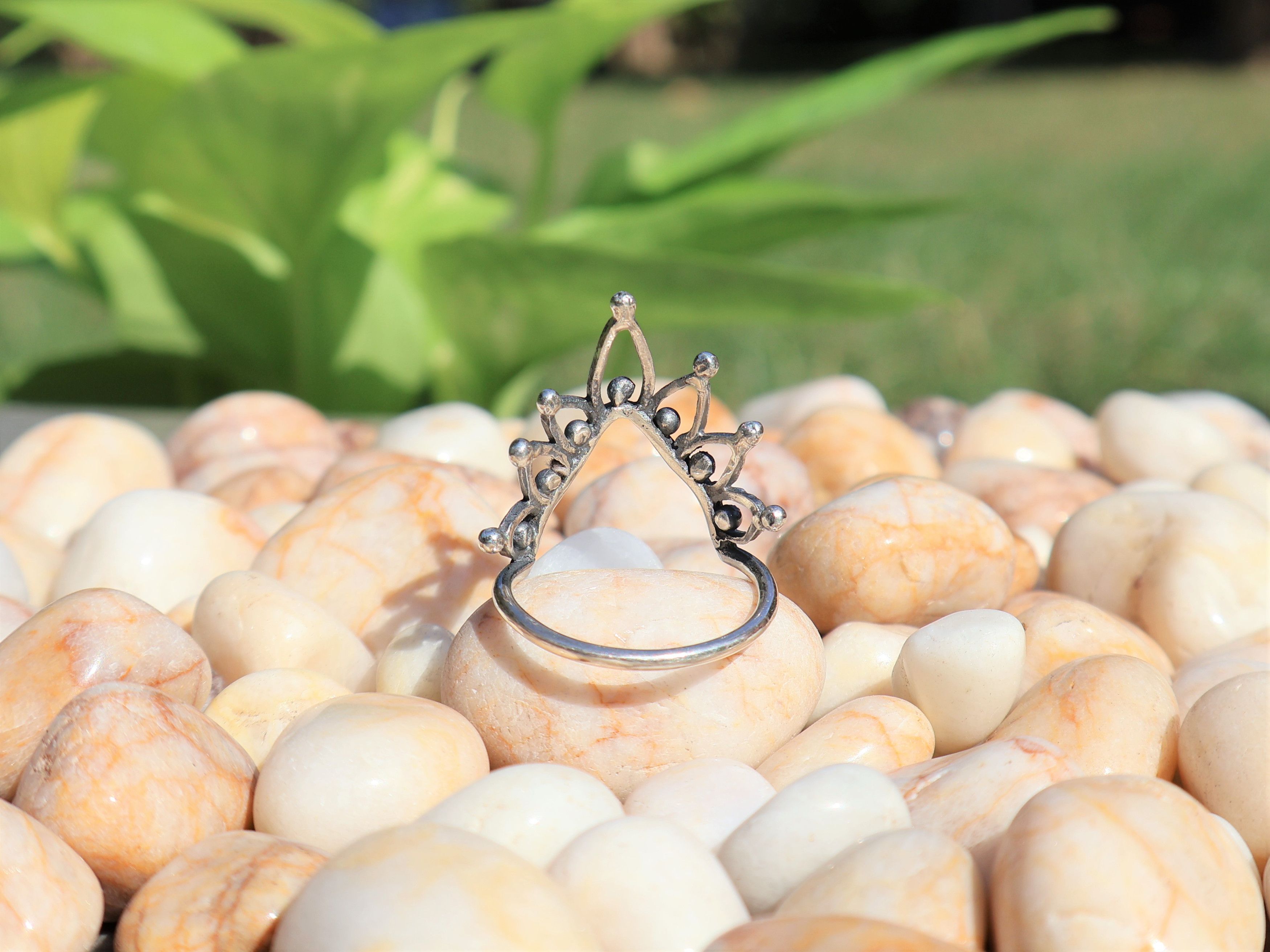 Handmade Crown Queen Ring, 925 Sterling Silver Ring, Handmade Ring, Size ONE SIZE - 6 Thumbnail