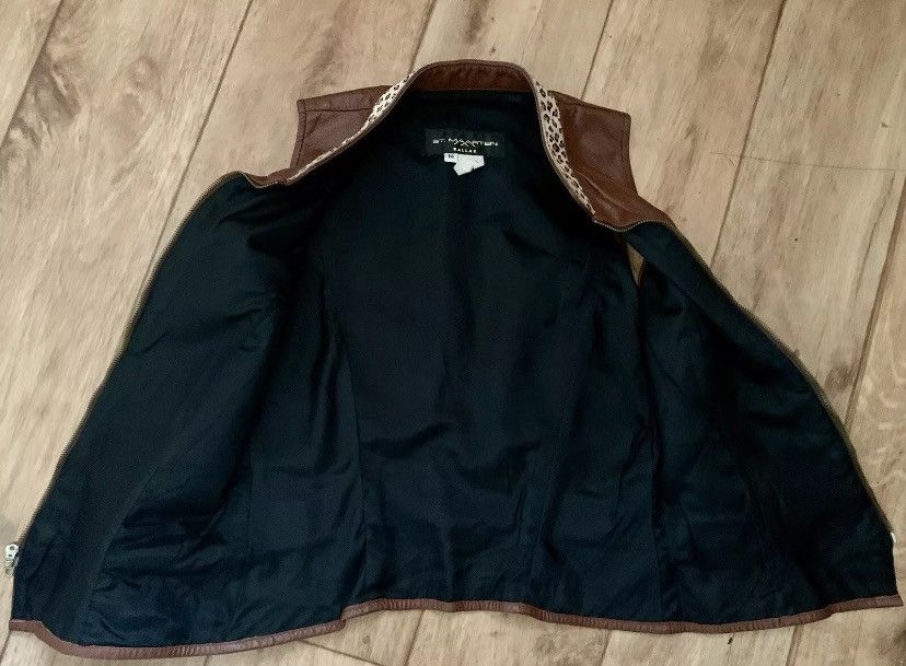 Designer × Vintage Vintage St Maarten Dallas Leather Vest Full Zip Vest USA M Size M / US 6-8 / IT 42-44 - 15 Thumbnail