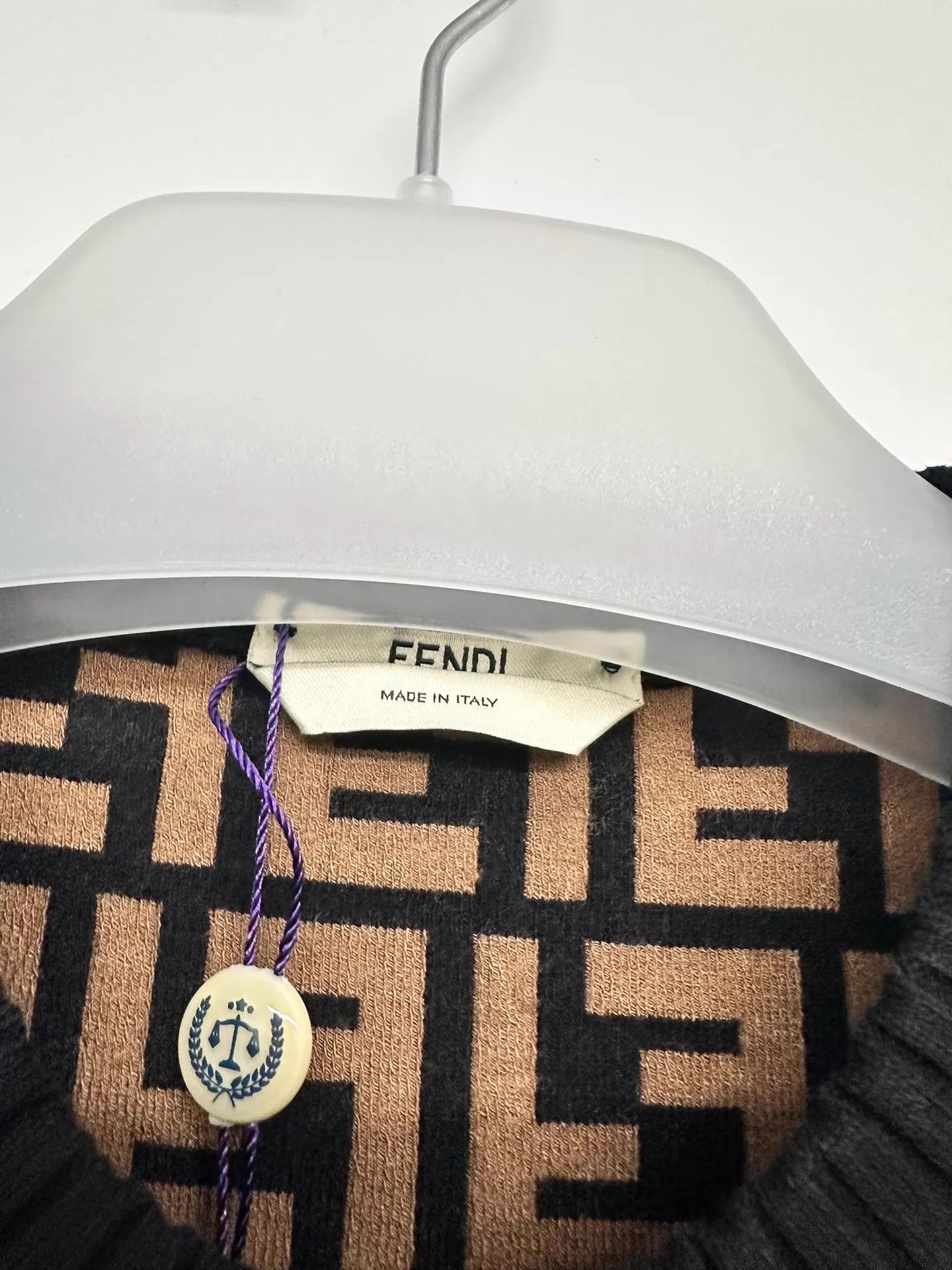 Fendi Fendi FF All Over Print Women's Dress Size 38 Size XS / US 0-2 / IT 36-38 - 6 Thumbnail