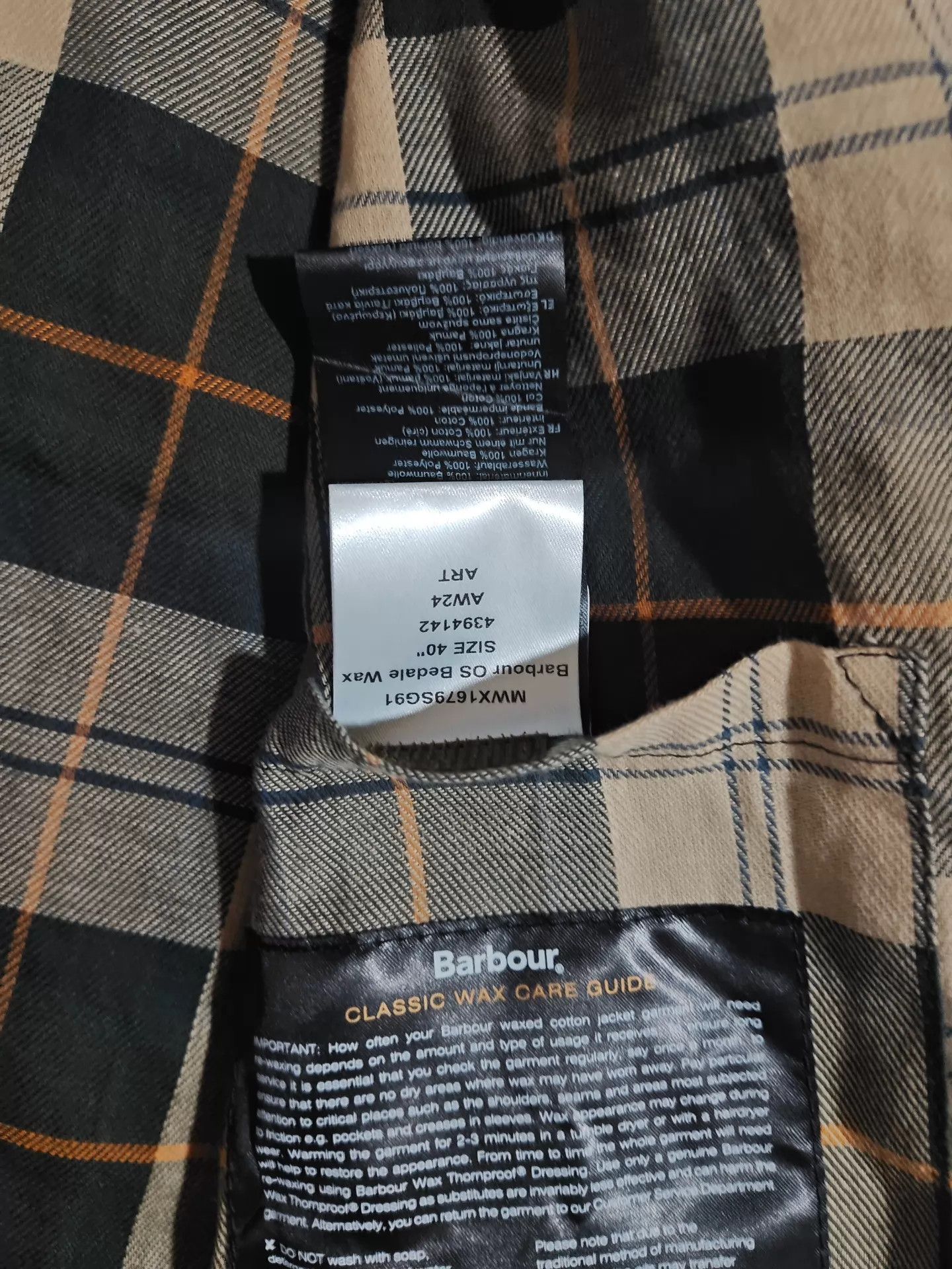 Barbour Barbour Bedale OS Japan Waxed Jacket 40 Sage Size US XXS / EU 40 - 5 Thumbnail