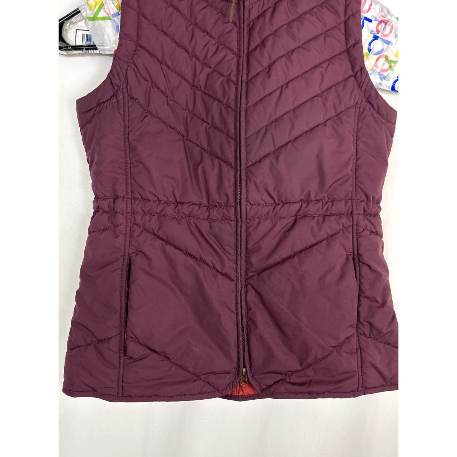 Vintage Woolrich Vest Womens Medium Full Zip Red Quilted Polyester VEST 21” 25” Size M / US 6-8 / IT 42-44 - 5 Thumbnail