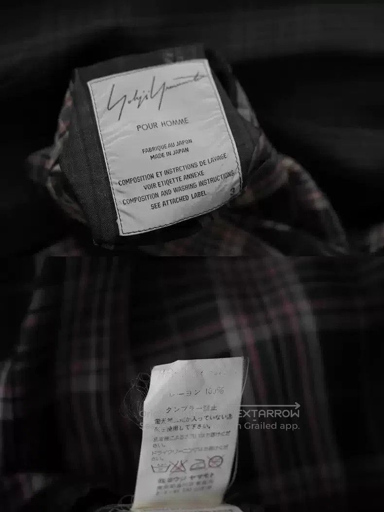 Yohji Yamamoto Yohji Yamamoto 00SS delinquent boy double-sided checkered l Size US L / EU 52-54 / 3 - 9 Thumbnail