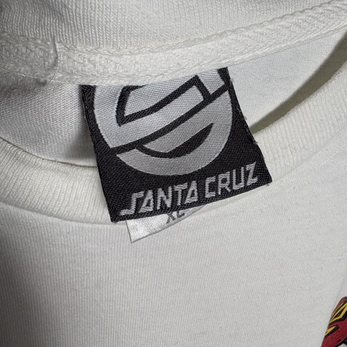 Santa Cruz Skateboards Vintage Santa Cruz Skateboards Logo T-Shirt Size US XL / EU 56 / 4 - 5 Thumbnail