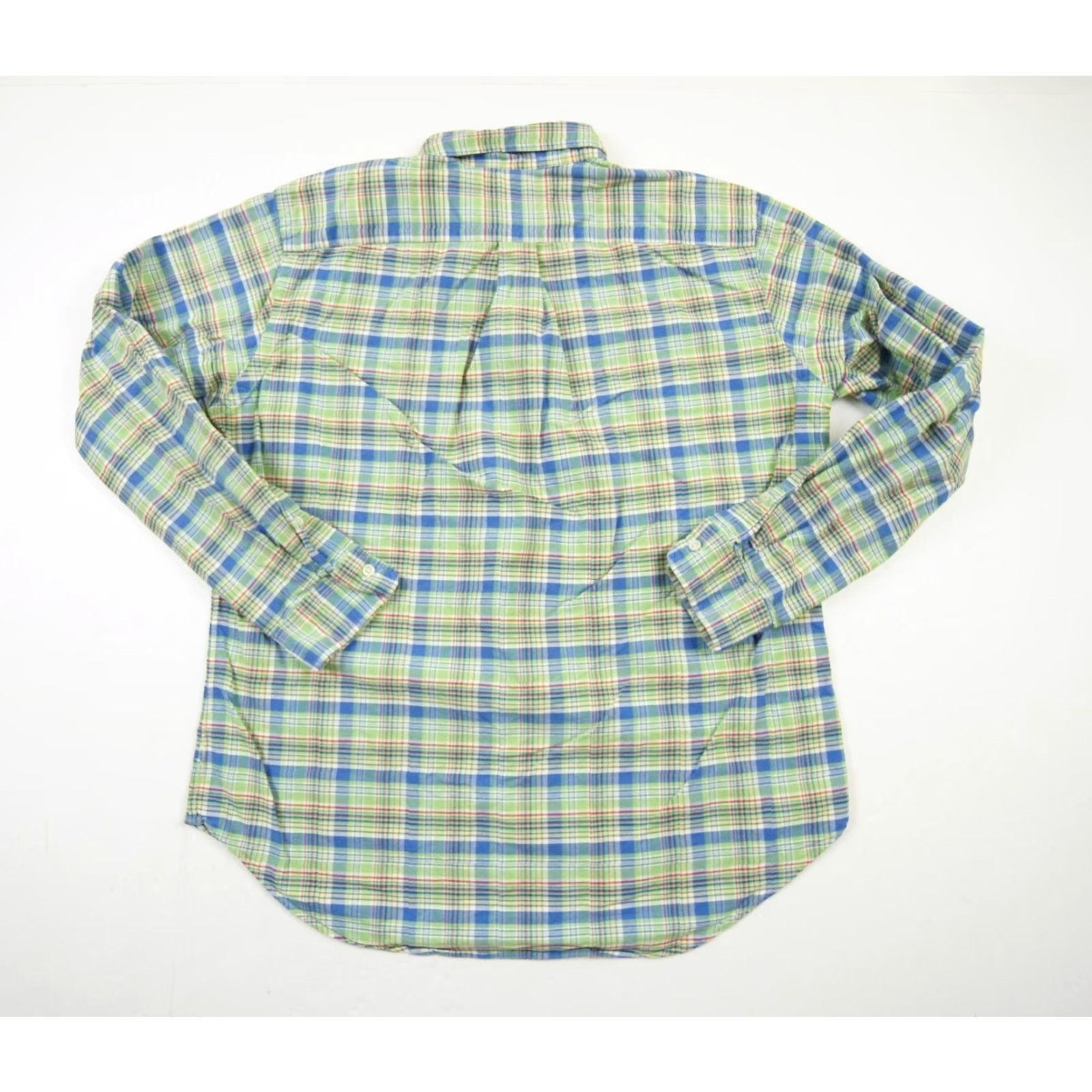 Ralph Lauren VINTAGE Ralph Lauren Button Down Shirt Mens Large Green Check Classic Fit Size US L / EU 52-54 / 3 - 5 Thumbnail