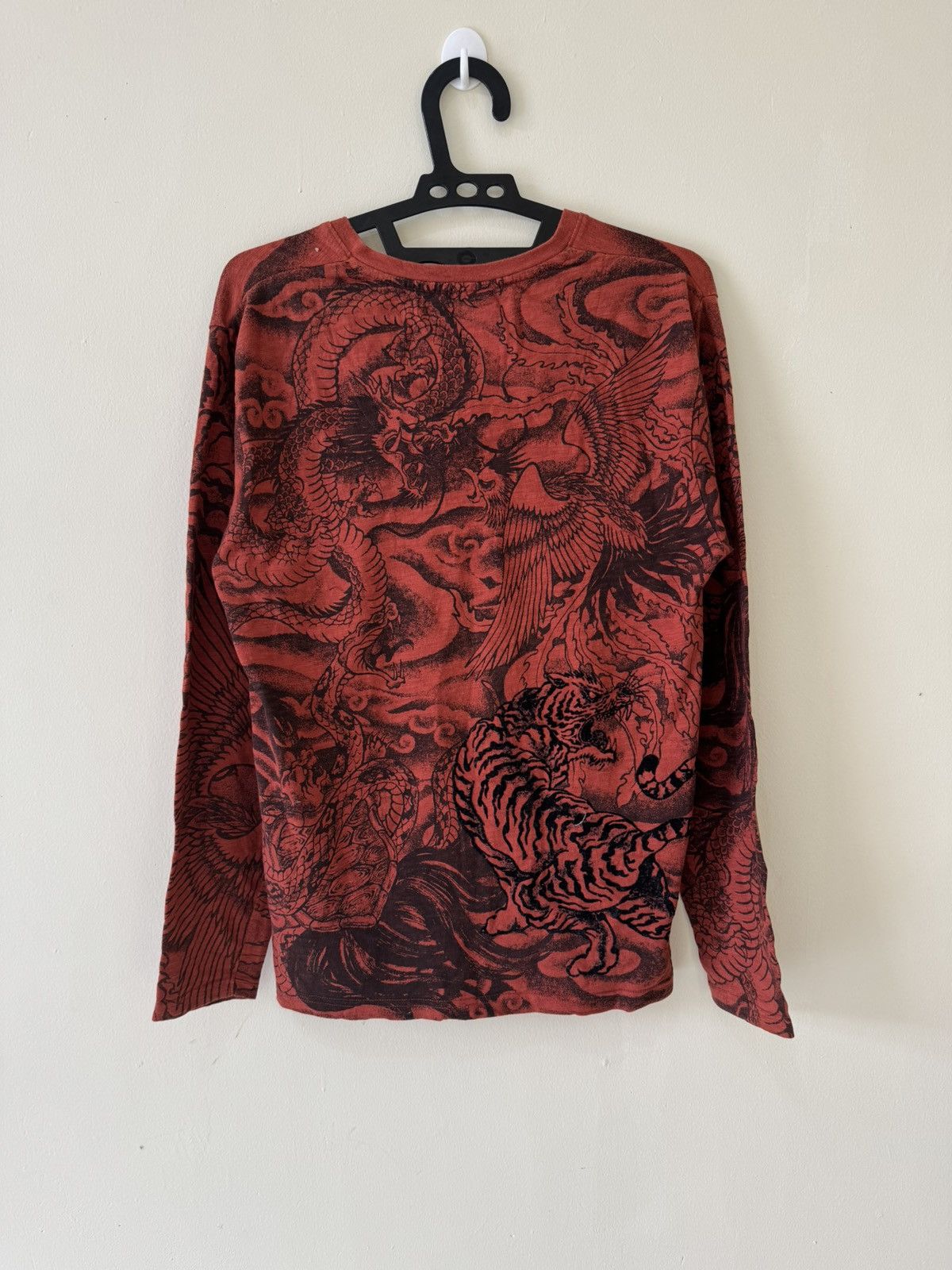 Japanese Brand JAPANESE TIGER & DRAGON MOTIF LIKE IFSIXWASNINE STYLE Size US M / EU 48-50 / 2 - 3 Thumbnail