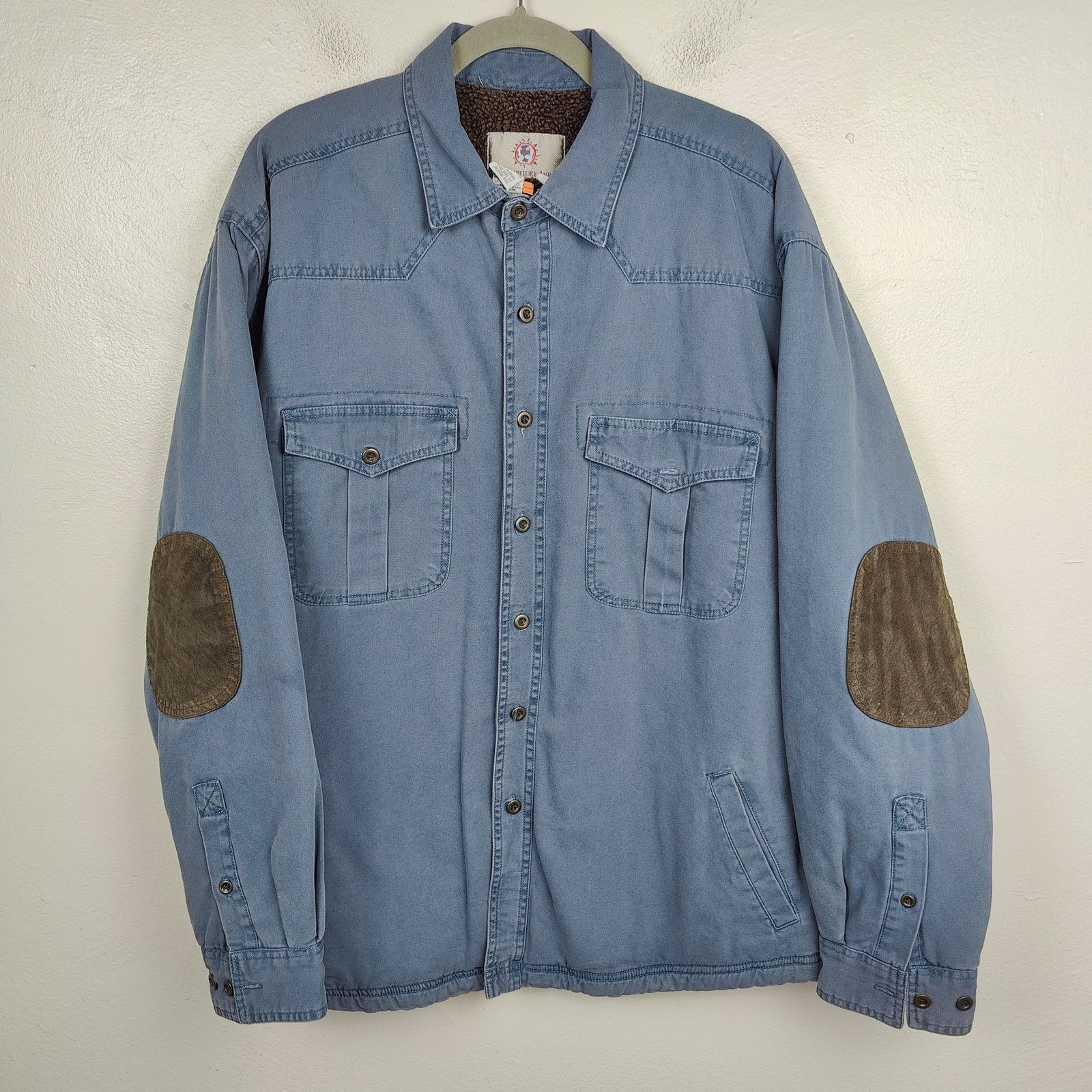 The Territory Ahead Vintage The Territory Ahead Chore Jacket Large Blue Canvas Size US L / EU 52-54 / 3 - 1 Thumbnail