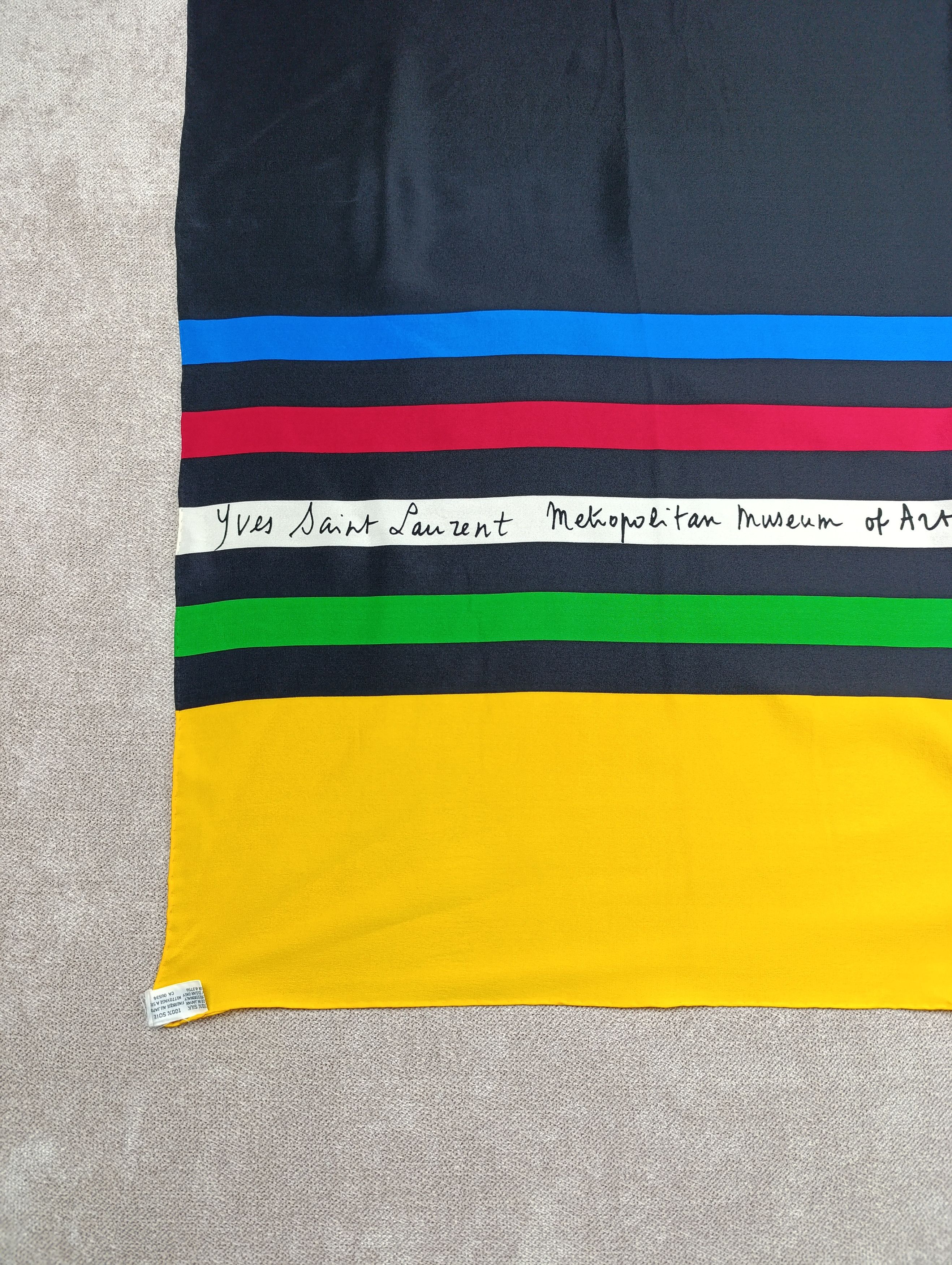 Yves Saint Laurent Yves Saint Laurent Silk Scarf – Metropolitan Museum of Art Size ONE SIZE - 3 Thumbnail