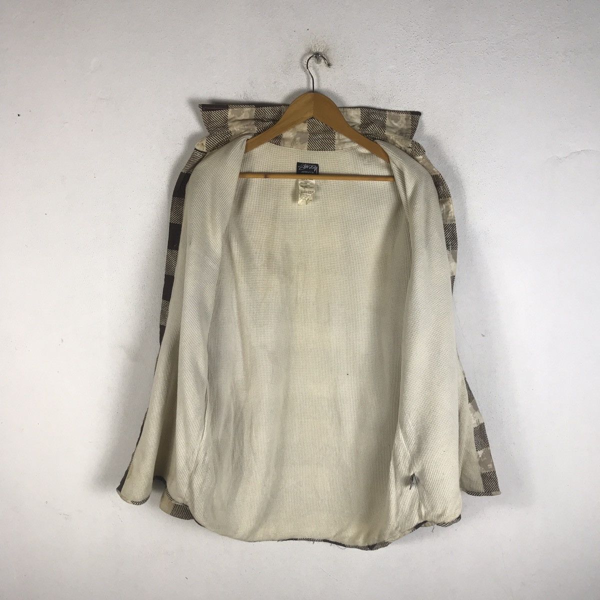 Stussy 🔥Rare🔥Vintage 90’s Stussy Painter Print Plaid Shirt Size US M / EU 48-50 / 2 - 3 Thumbnail