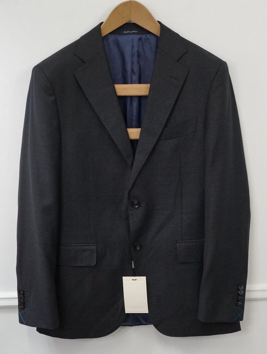 Suitsupply Men Suitsupply Blazer Napoli Single Breasted Wool Reda US48 Size 48R - 1 Thumbnail