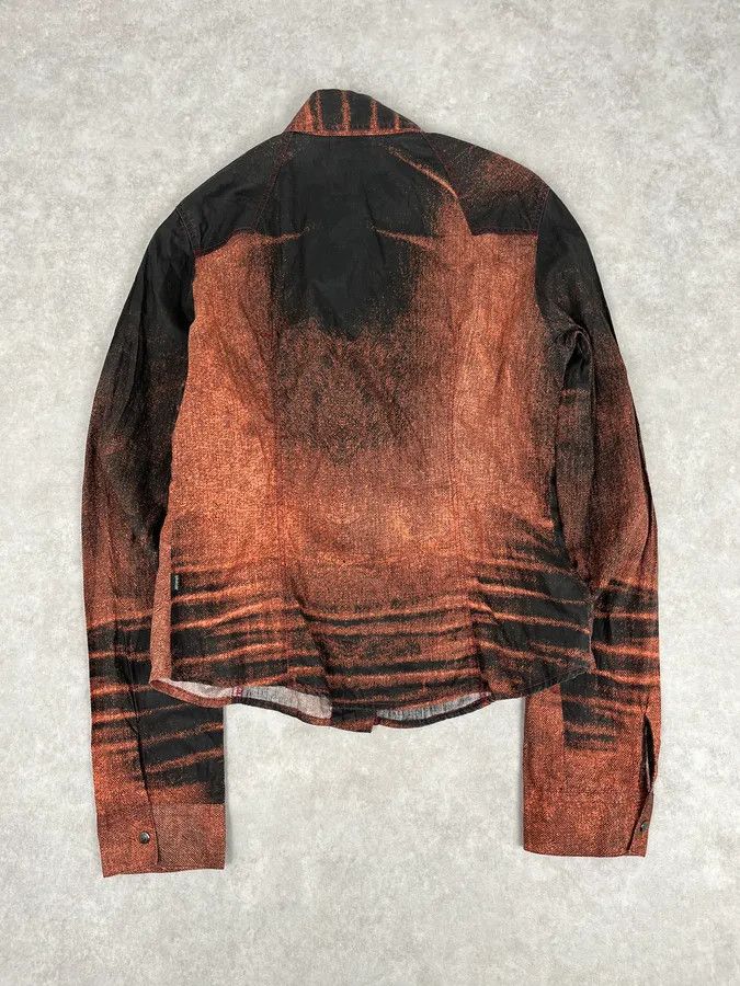 Roberto Cavalli SS2004 Cavalli Sunset Copper Overprint Shirt Size US M / EU 48-50 / 2 - 6 Thumbnail