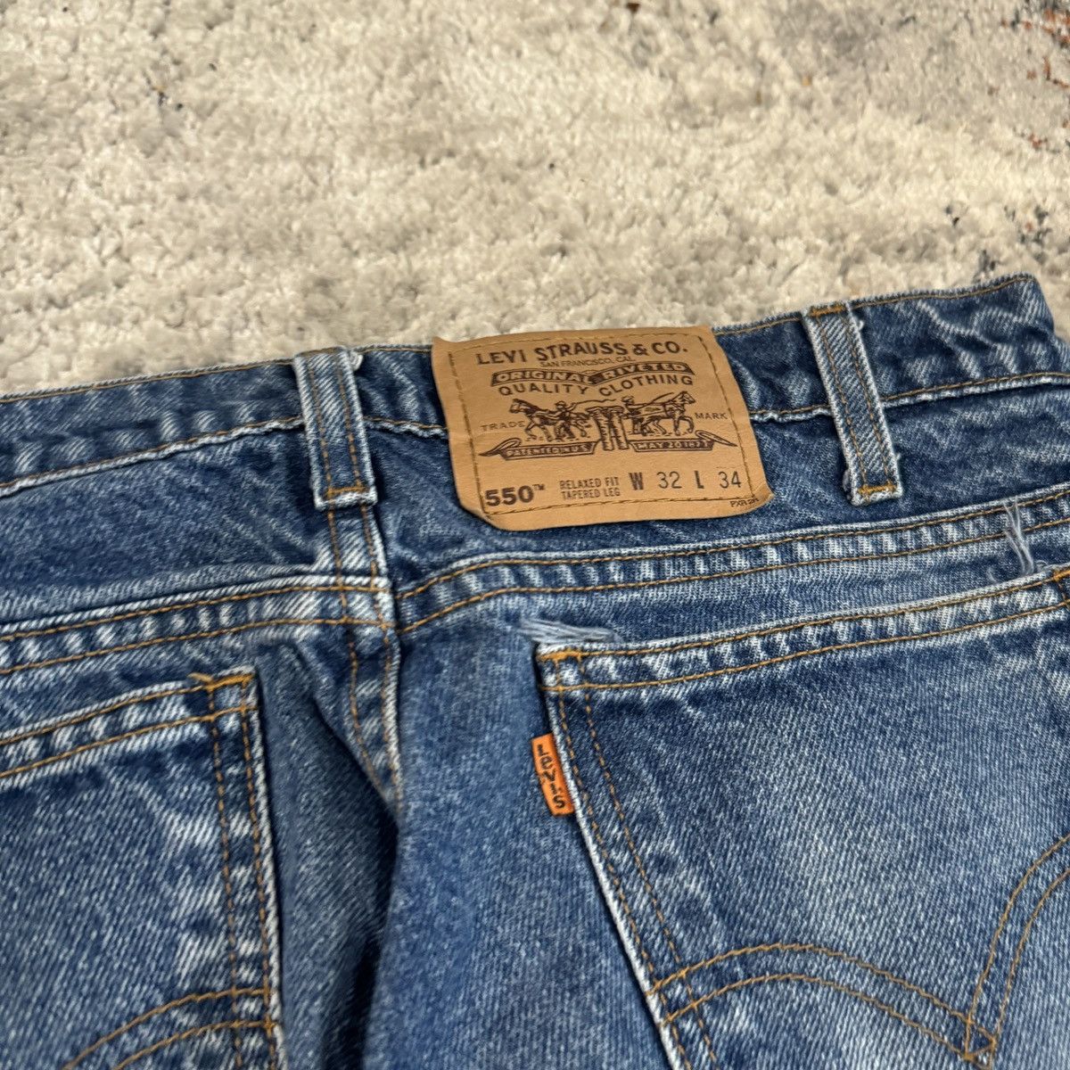 Levi's × Vintage Essential Vintage 90s Levi’s orange tab jeans Size US 32 / EU 48 - 5 Thumbnail