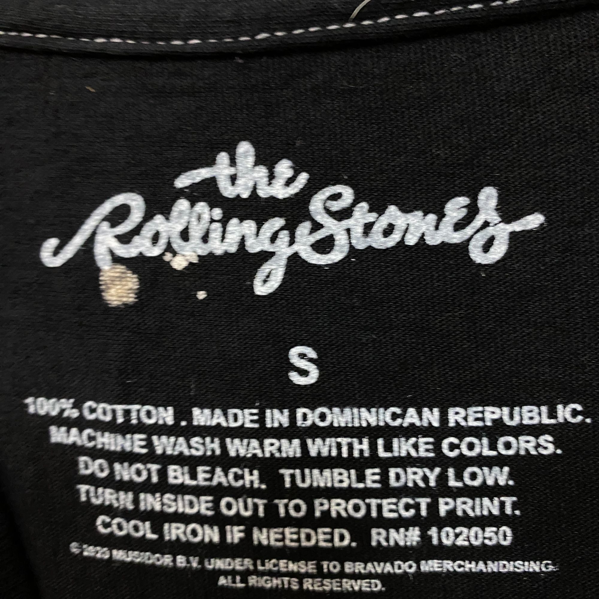 The Rolling Stones The Rolling Stones Bleach Dye Hot Lips Tshirt Size Small Size US S / EU 44-46 / 1 - 4 Thumbnail