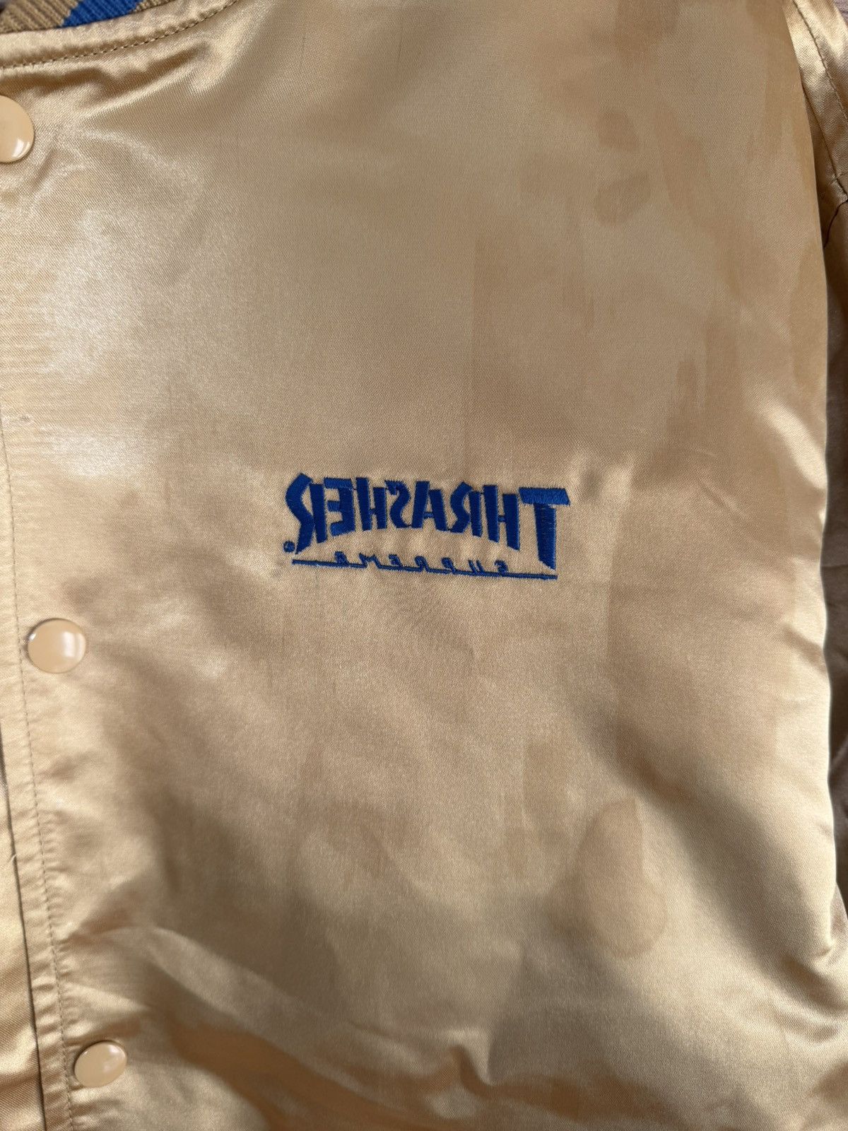 Supreme Supreme x Trasher Satin Bomber Jacket Gold Size US L / EU 52-54 / 3 - 2 Thumbnail