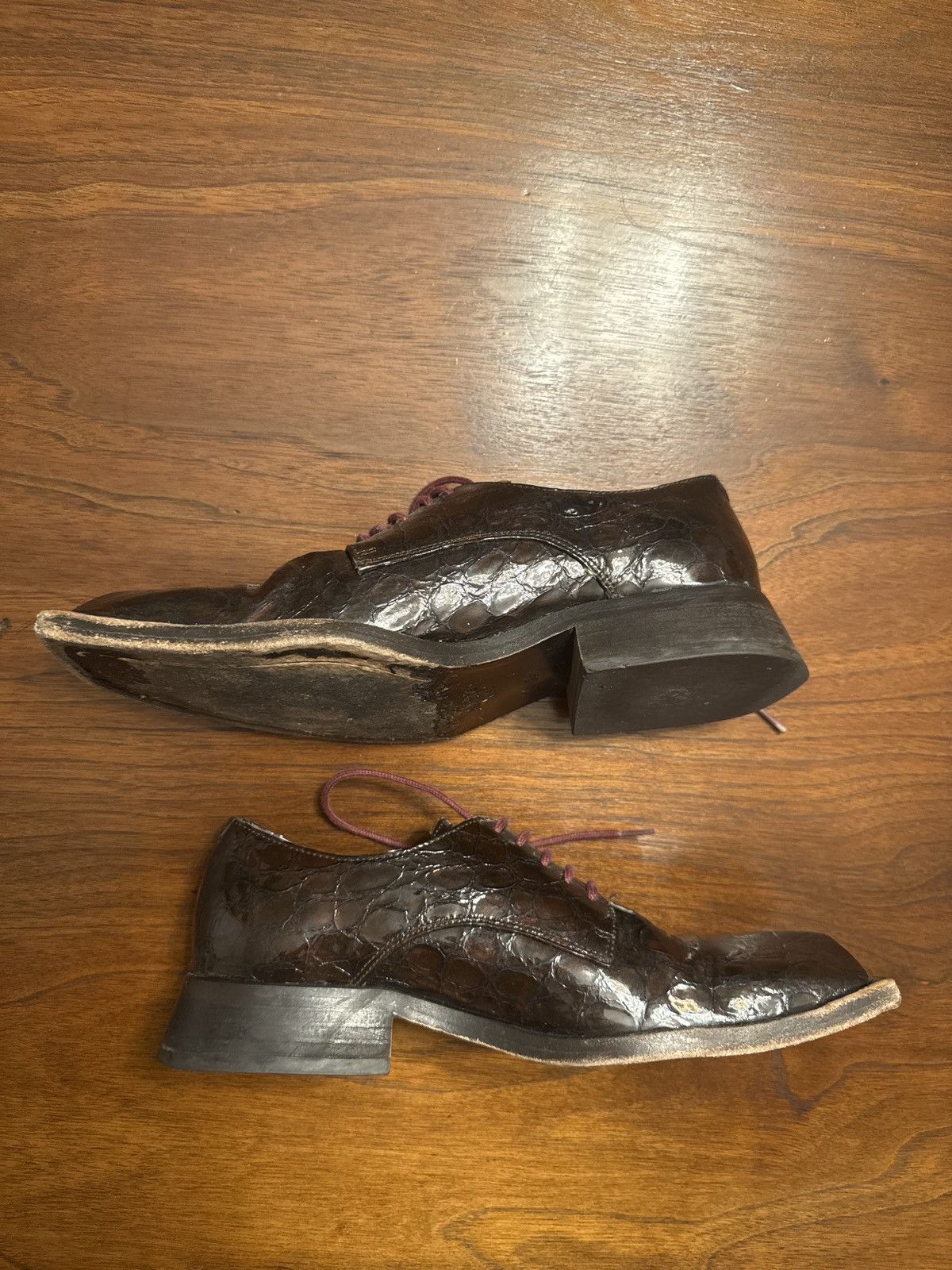 Martine Rose Martine Rose Croc Derby Shoes Size US 9 / IT 39 - 5 Thumbnail