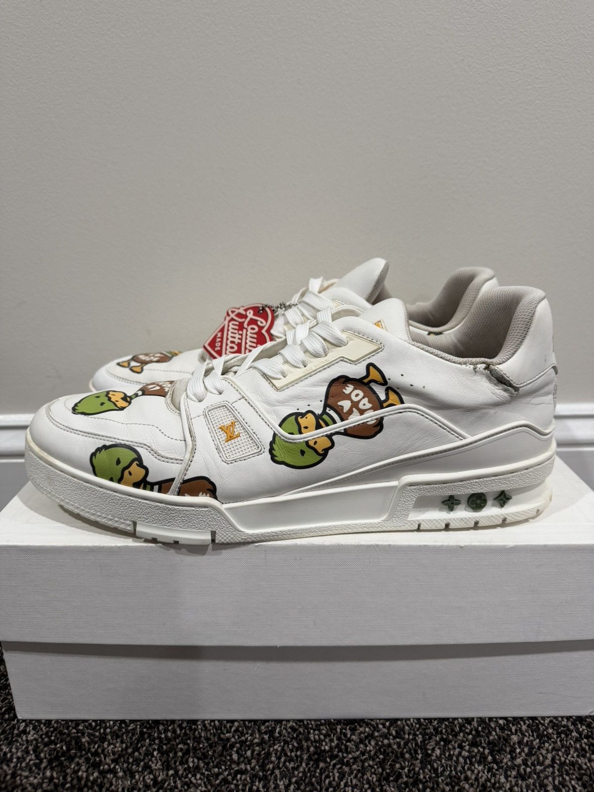 Louis Vuitton × Nigo Louis Vuitton x Nigo Human Made Duck FW21 LV Trainers Shoes Size US 10 / EU 43 - 2 Thumbnail
