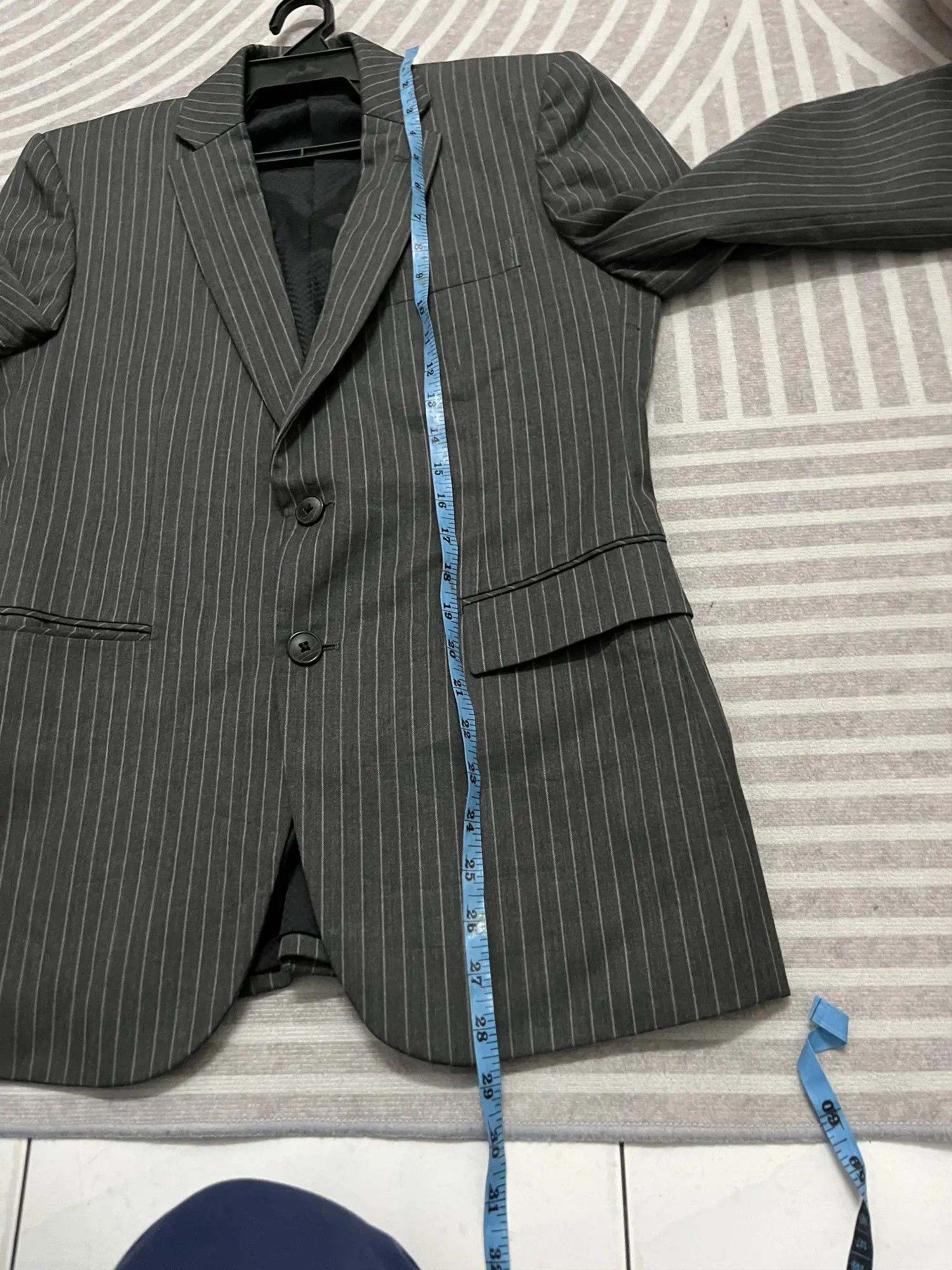 Issey Miyake Issey Miyake Tete Homme Pinstripe Jacket Size US M / EU 48-50 / 2 - 8 Thumbnail
