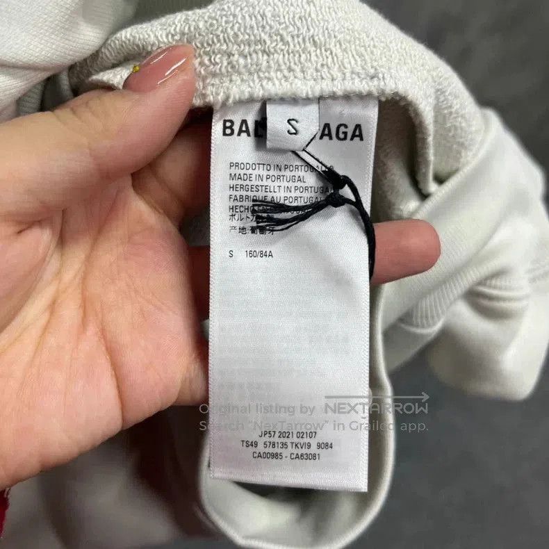 Balenciaga Balenciaga White Logo Hoodie. Size US S / EU 44-46 / 1 - 3 Thumbnail