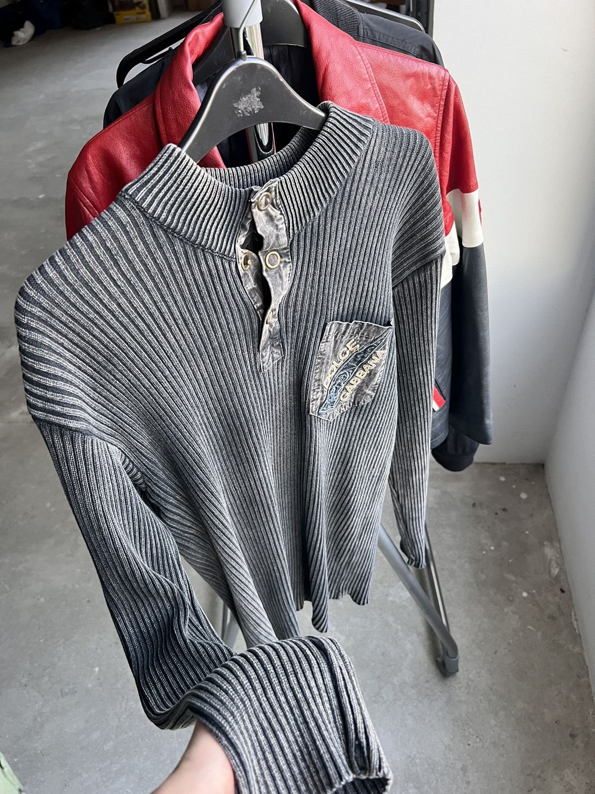 Dolce & Gabbana Vintage Dolce Sweater Gradient Grey Size US L / EU 52-54 / 3 - 3 Thumbnail