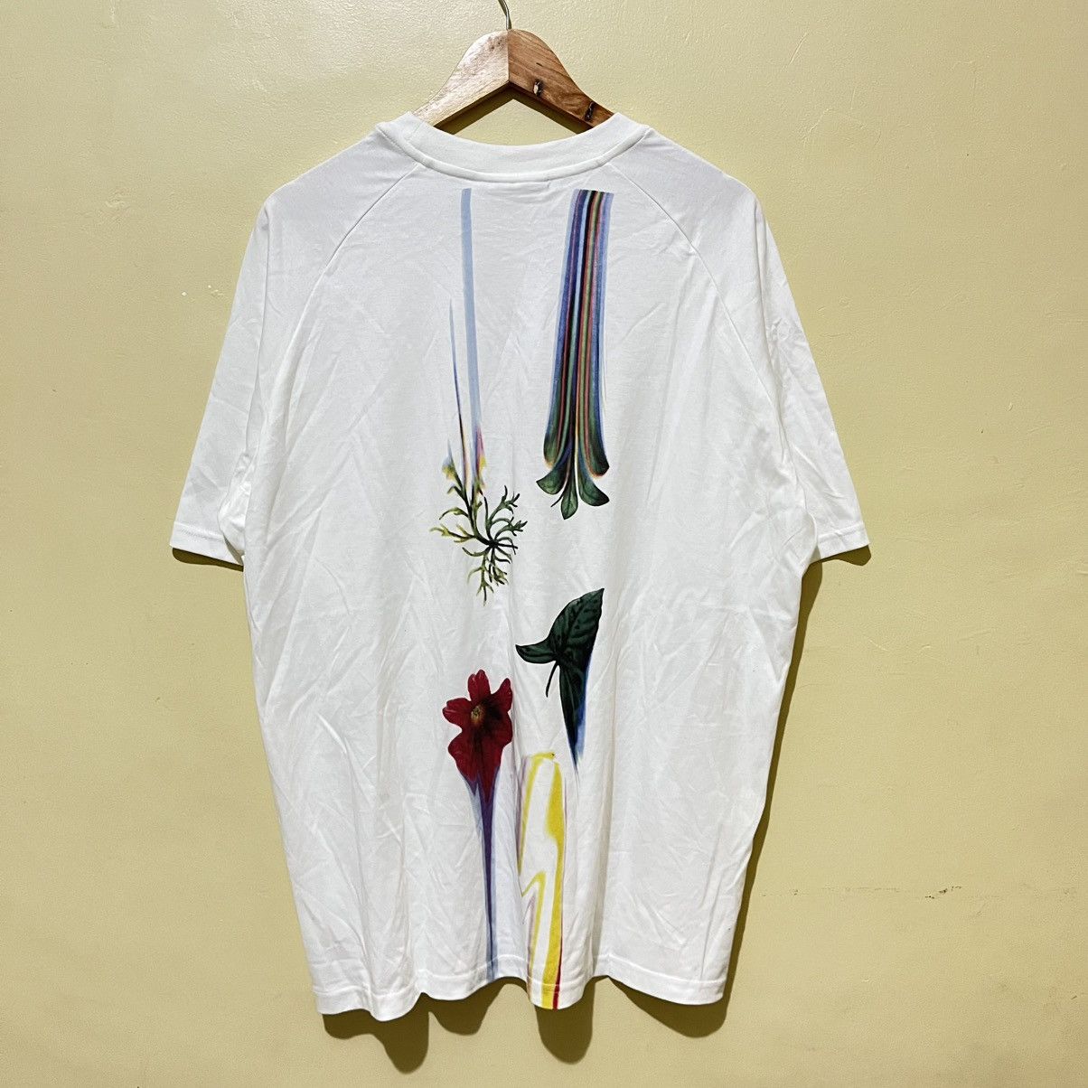 Song For The Mute SONG FOR THE MUTE - WHITE "WARPED FLOWERS" TEE Size US L / EU 52-54 / 3 - 4 Thumbnail