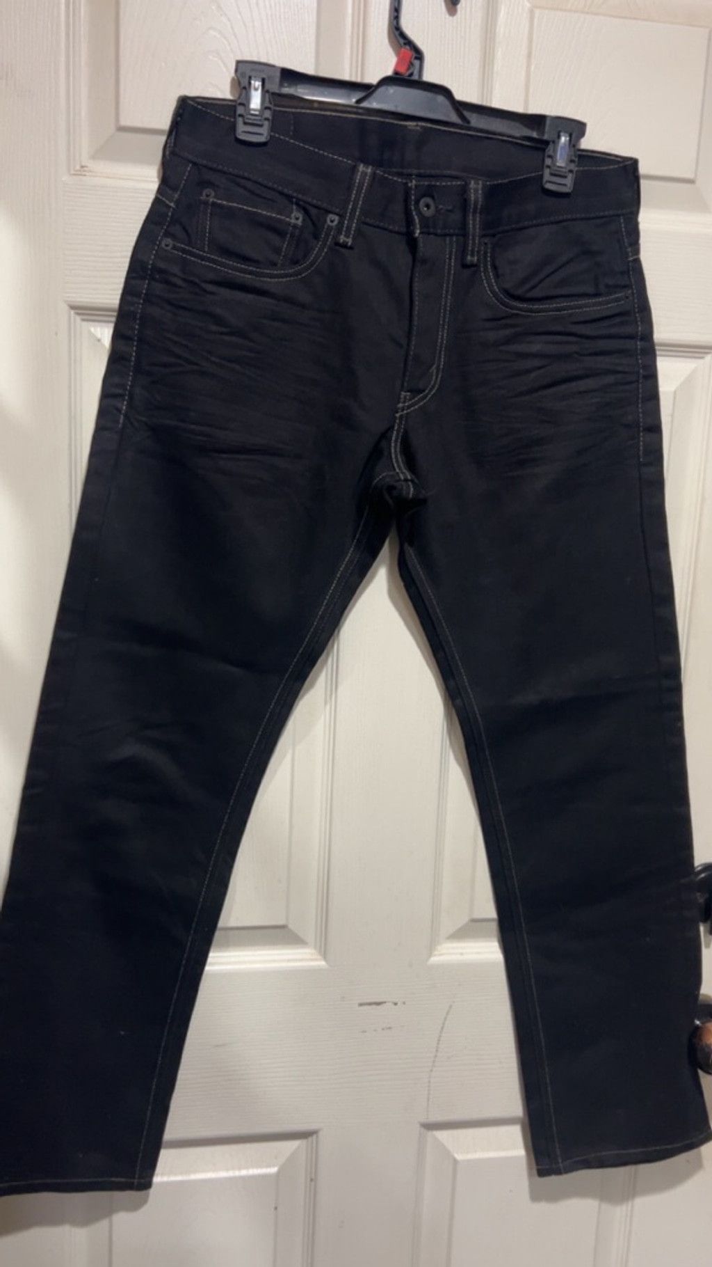 Levi's Men's Levi's Skinny Jeans Waist 32 Black Size US 32 / EU 48 - 3 Thumbnail