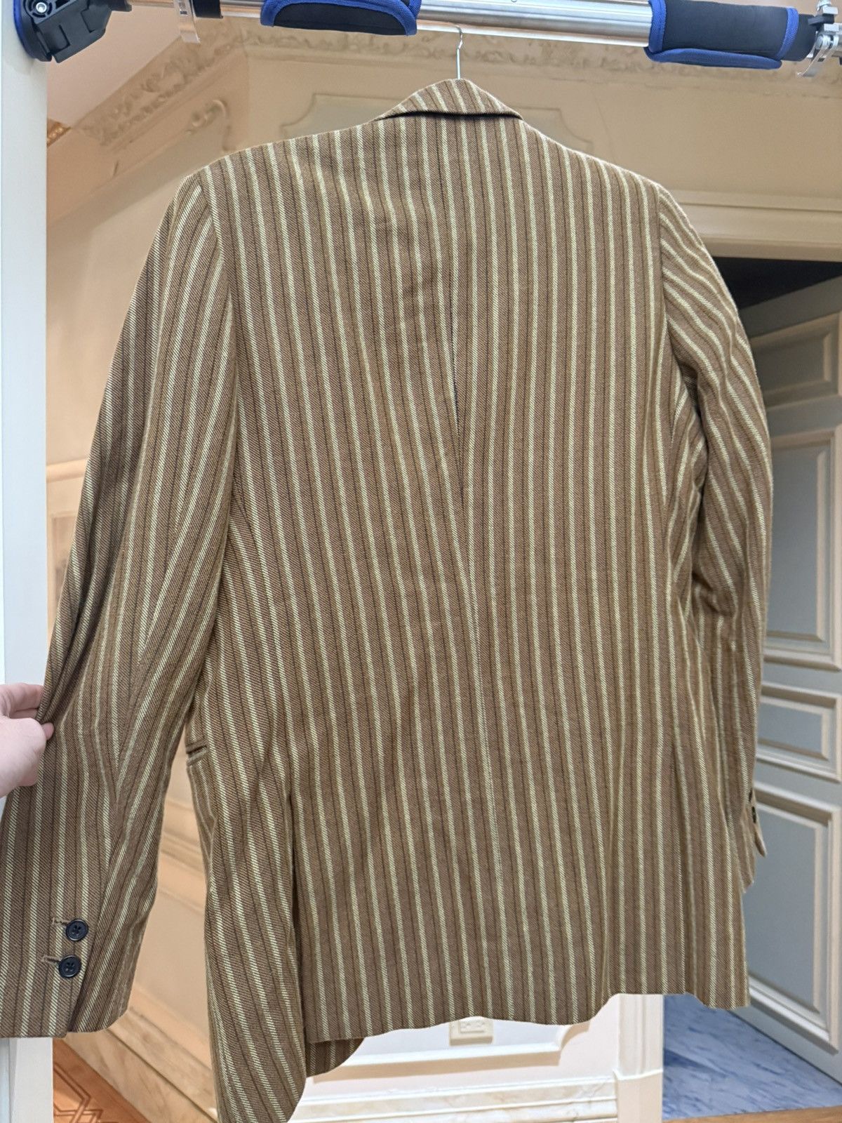 Ann Demeulemeester Tan Rini Blazer Size 48S - 2 Thumbnail