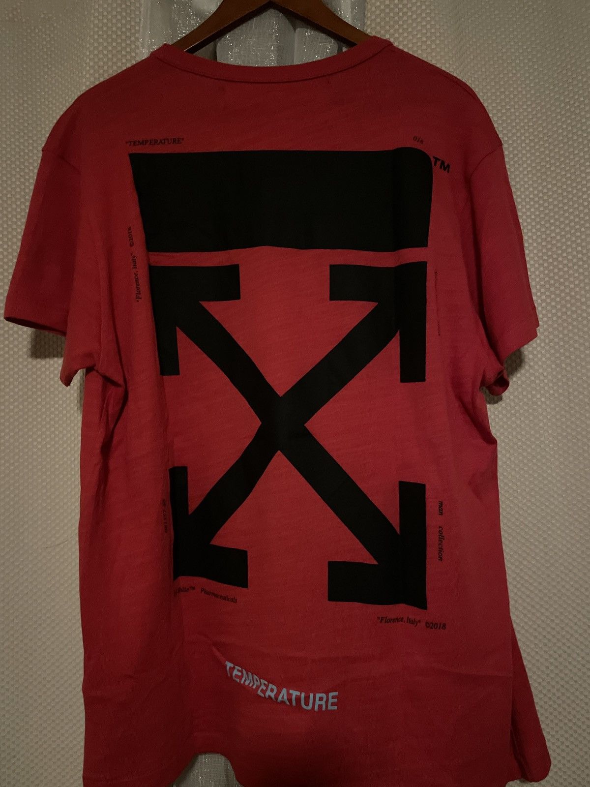 Off-White Off-White Mona Lisa Temperature Tee Size US S / EU 44-46 / 1 - 2 Thumbnail