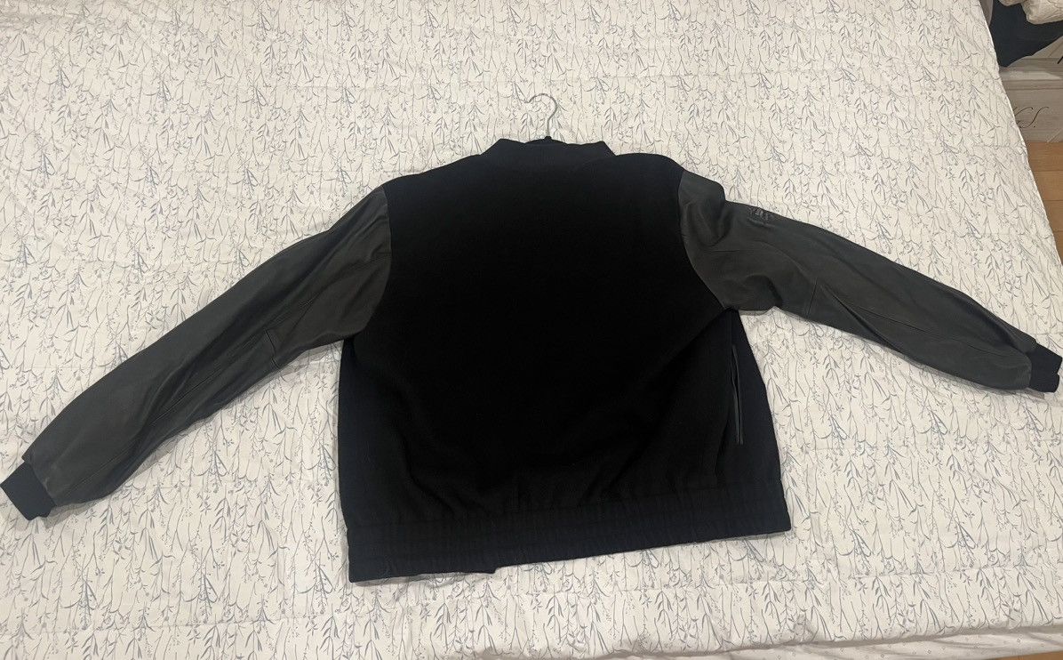 Designer Blvck Paris Leather Sleeved Jacket Size US L / EU 52-54 / 3 - 4 Thumbnail