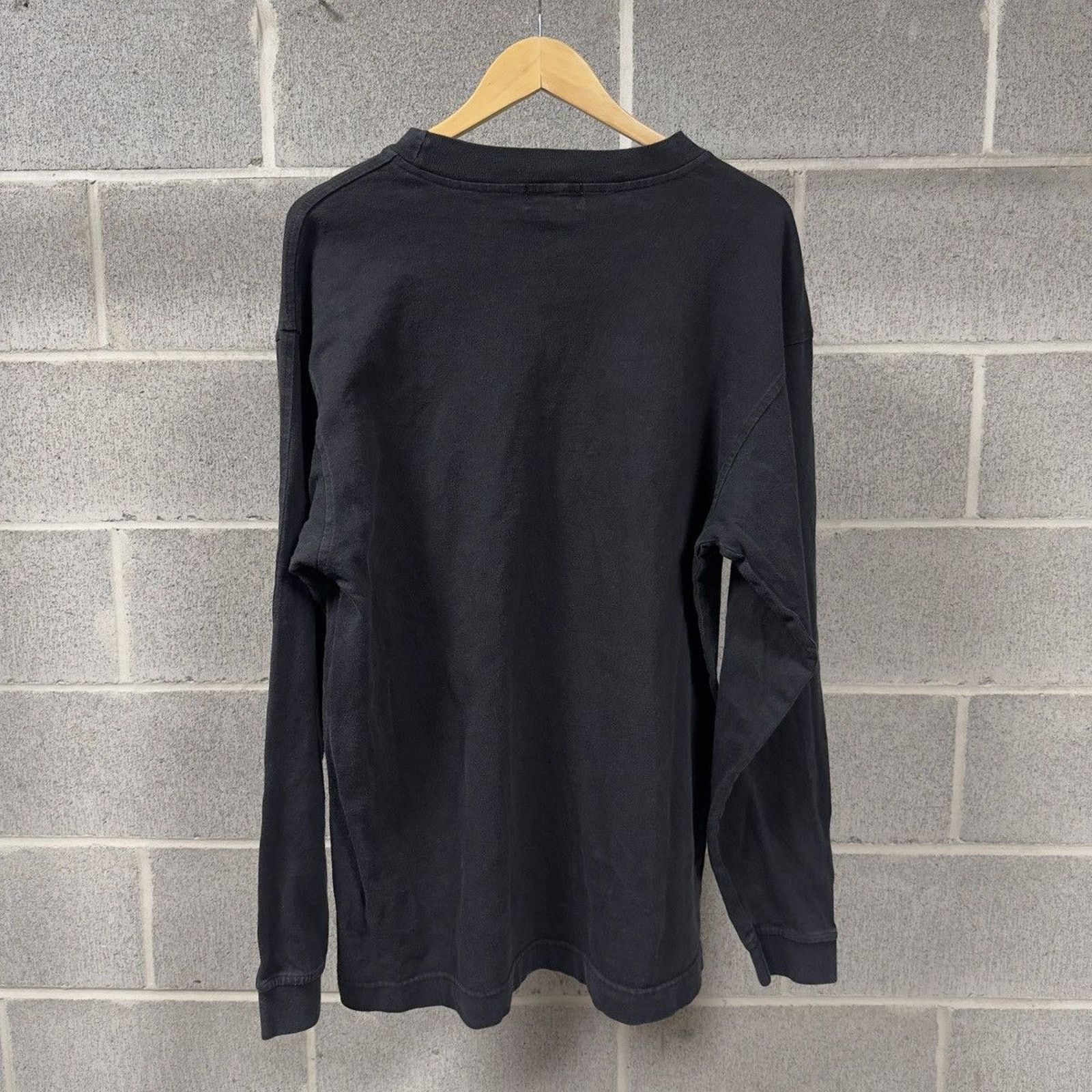 Vintage 90s Heavyweight Blank Pocket Shirt Longsleeve ERD Grunge Size US L / EU 52-54 / 3 - 4 Thumbnail