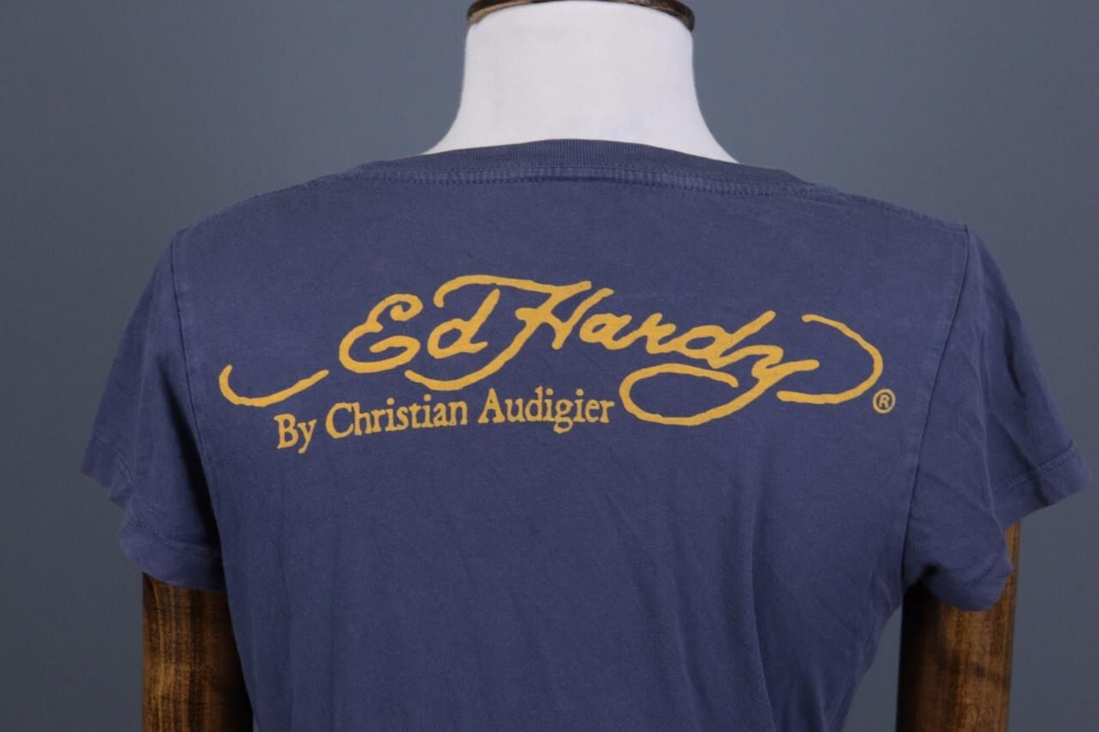 Ed Hardy Ed Hardy by Christian Audigier Blue Tunic Shirt Size M Size M / US 6-8 / IT 42-44 - 8 Thumbnail