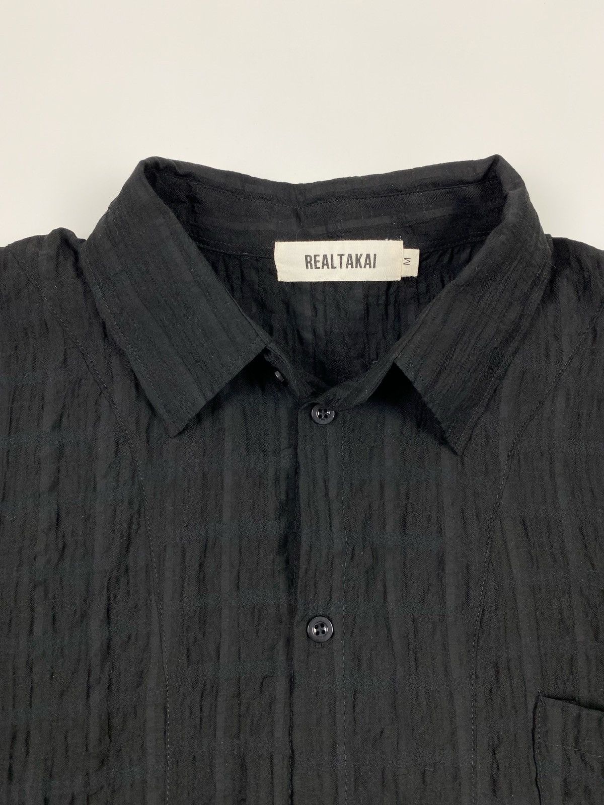 Other Realtakai No. 9205 Oversized Black Plaid Half Sleeve Shirt Size US M / EU 48-50 / 2 - 3 Thumbnail