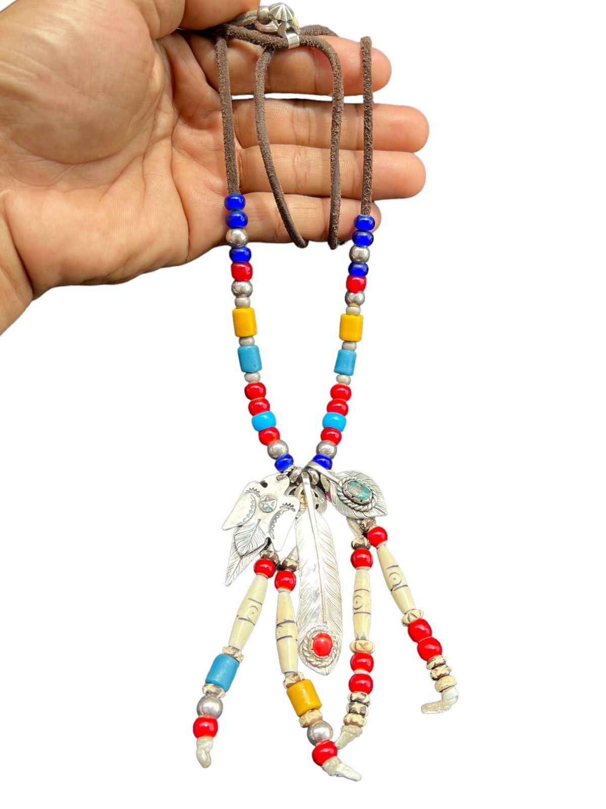 John Mayer 🔥2NP Mfg. Co.🇲🇾 Feather Necklace John Mayer Sean Wotherspoon Size ONE SIZE - 6 Thumbnail