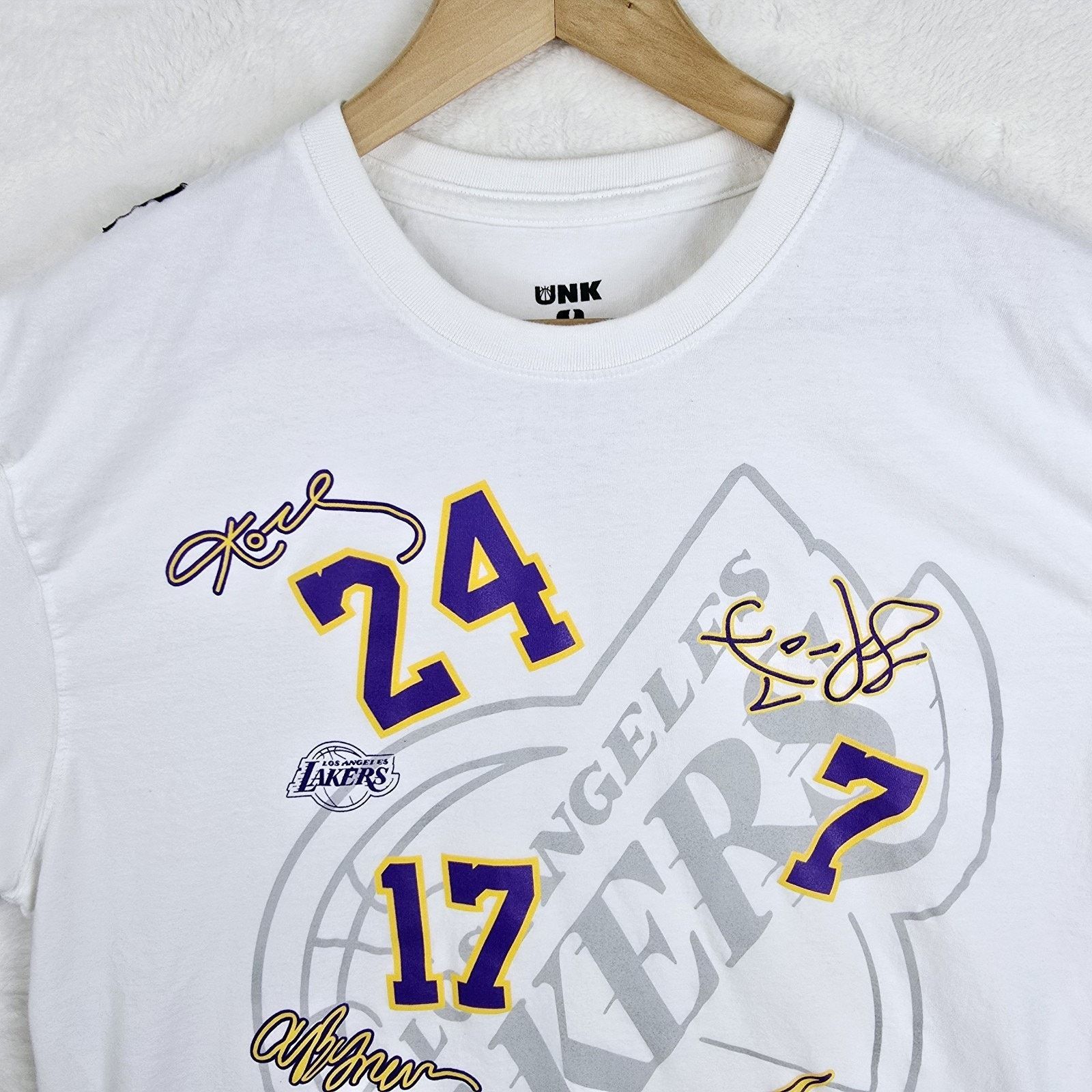 Other UNK x NBA Lakers Team Signatures AOP Kobe Bryant Shirt XL Size US XL / EU 56 / 4 - 3 Thumbnail