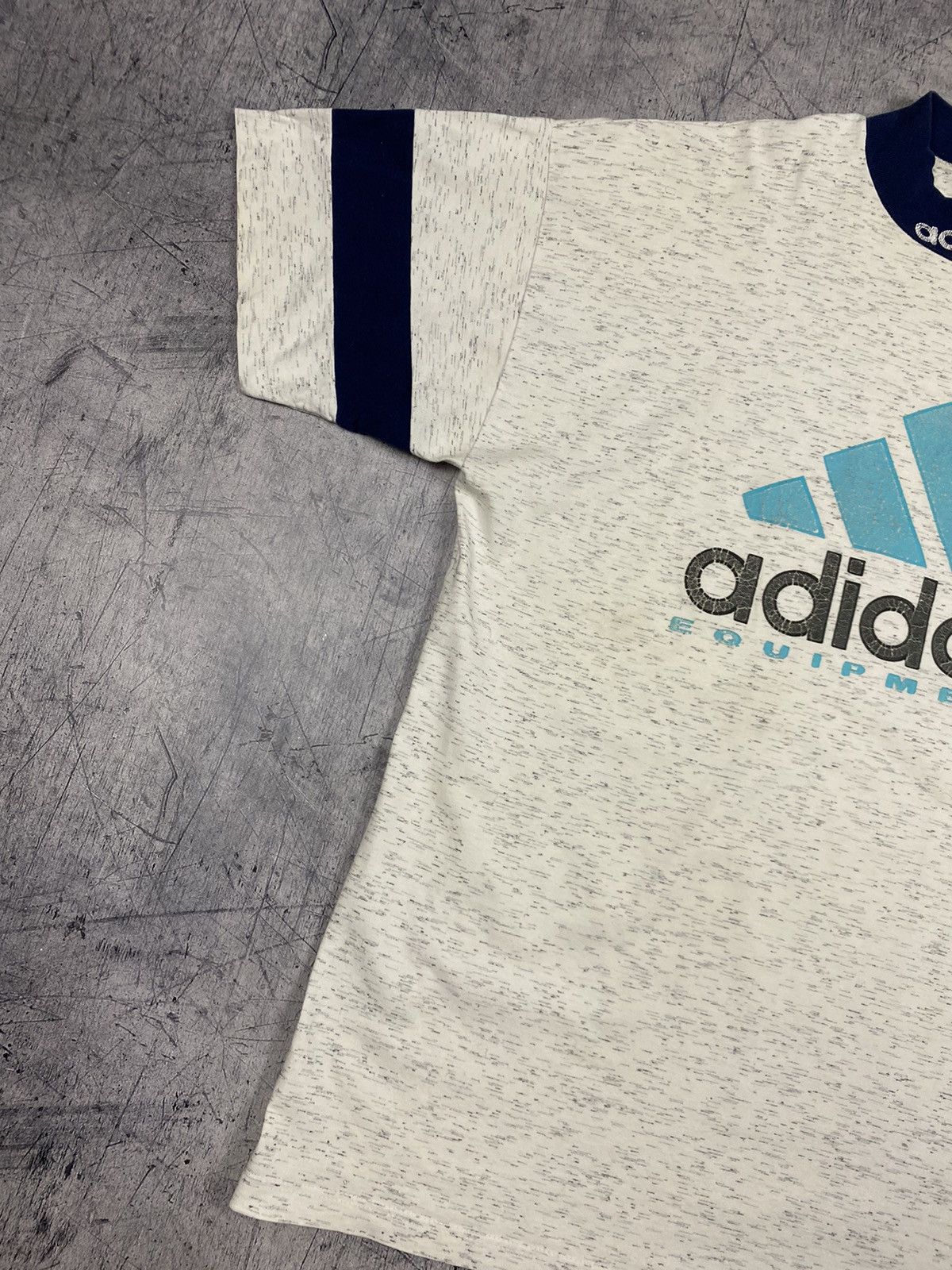 Adidas Vintage Adidas Equipment Big Logo Bootleg Tee T Shirt Size US L / EU 52-54 / 3 - 3 Thumbnail