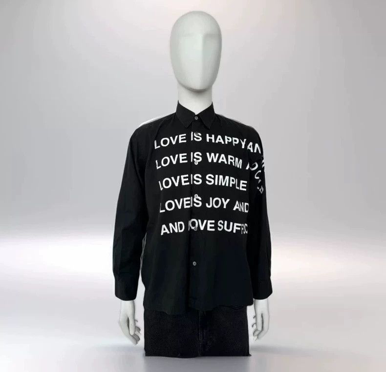 JUNYA WATANABE MAN LOVE Poem T 黒タグ JUNYA WATANABE MAN LOVE Poem T 黒タグ