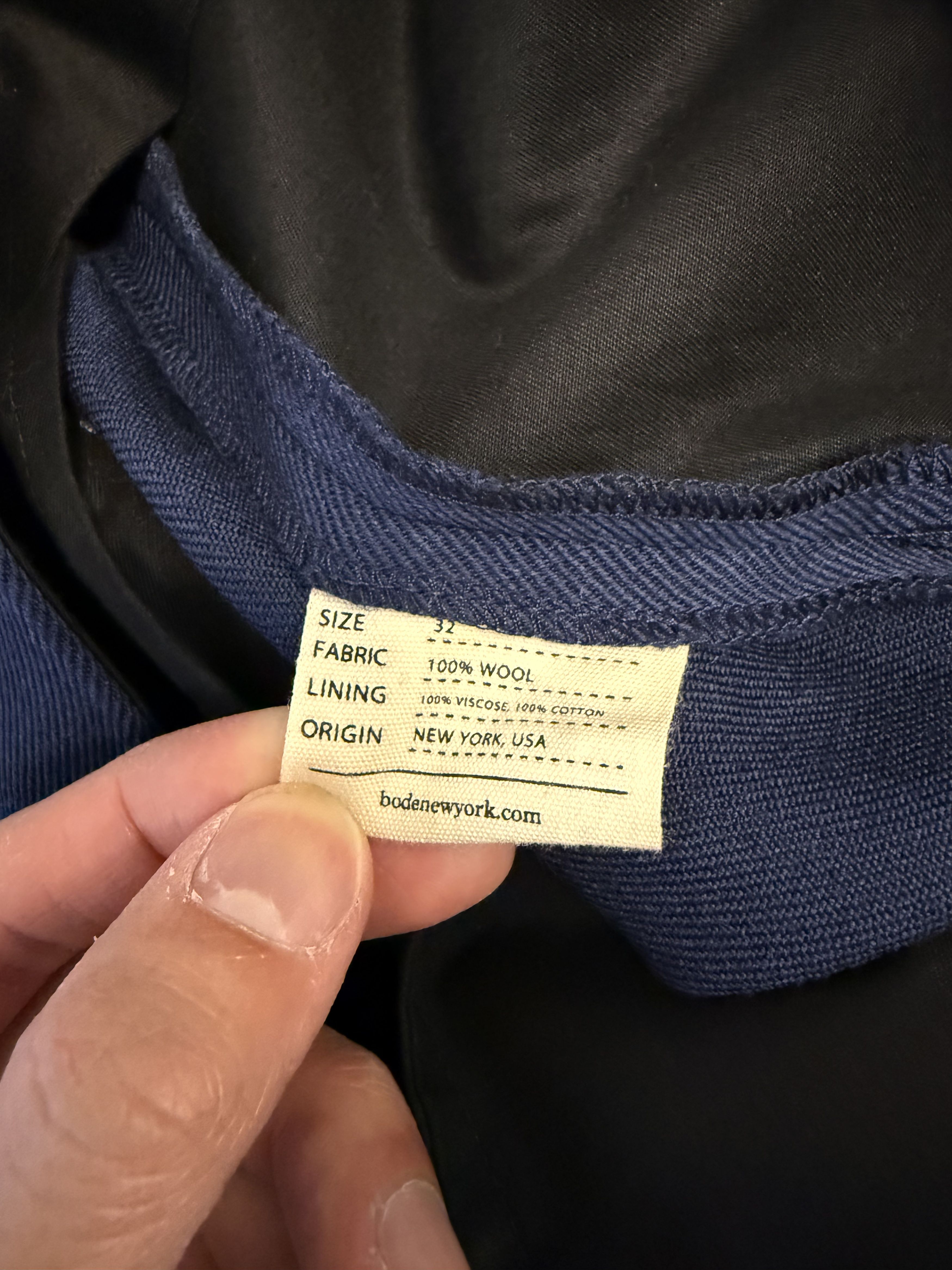 Bode Bode Pony Applique Trouser Navy Size US 30 / EU 46 - 3 Thumbnail