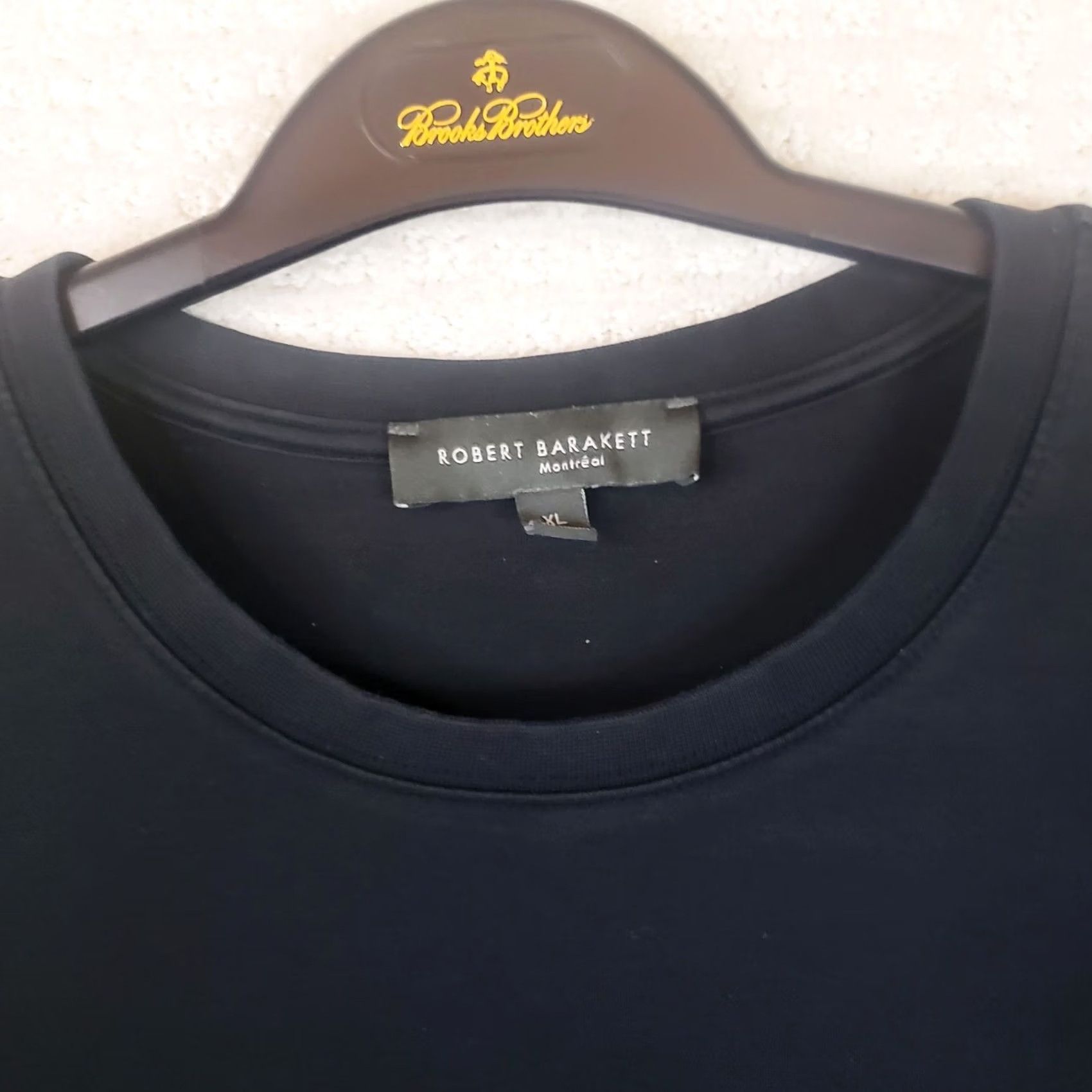 Vintage VINTAGE ROBERT BARAKEET Shirt Mens XL Black Fashion T-Shirt Size US XL / EU 56 / 4 - 4 Thumbnail