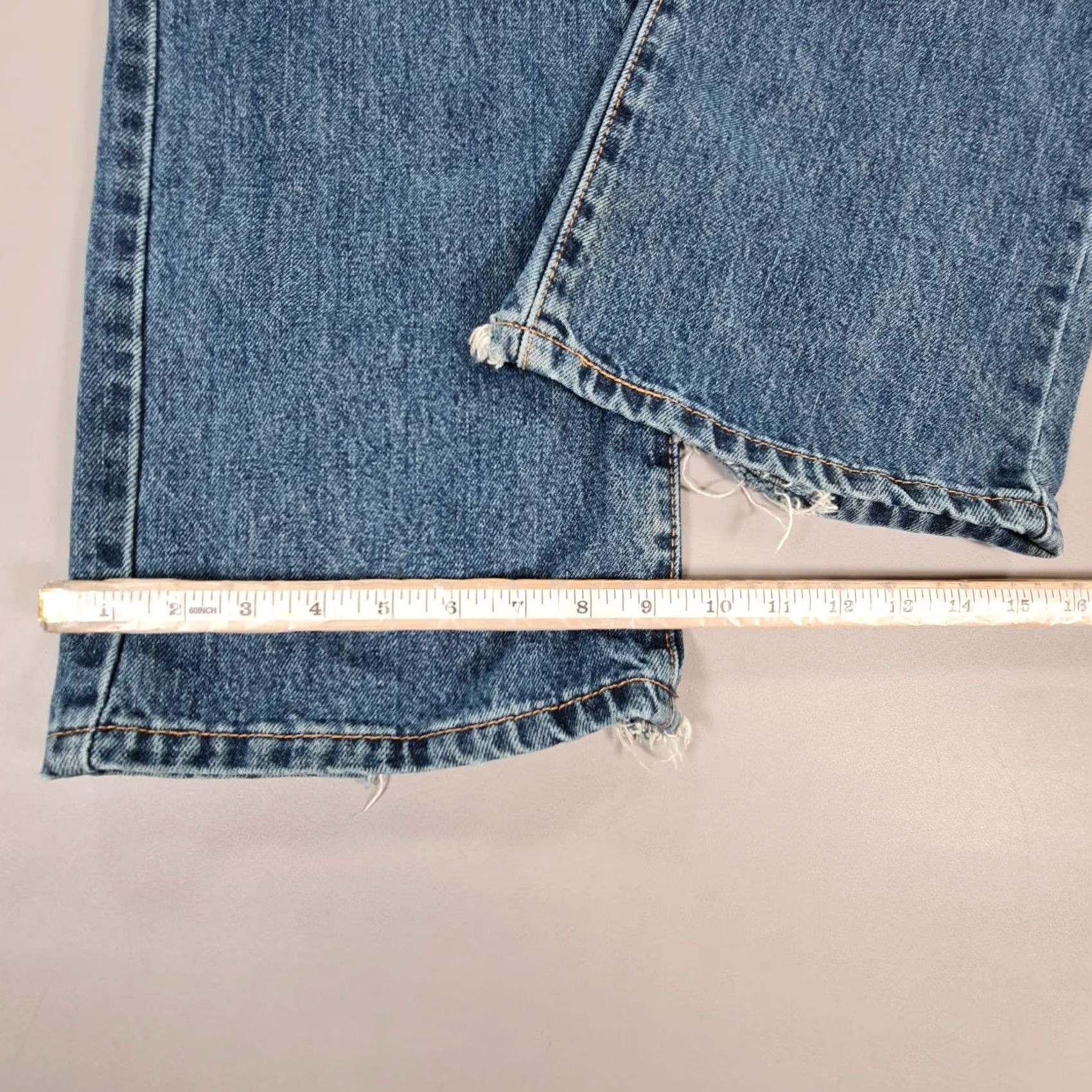 Levi's VINTAGE Levi's 517 Jeans Mens Blue W36 L32 Bootcut Zip Fly 5-Pocket Denim Cotton Regular Modern Shopwear Mens Size US 36 / EU 52 - 6 Thumbnail