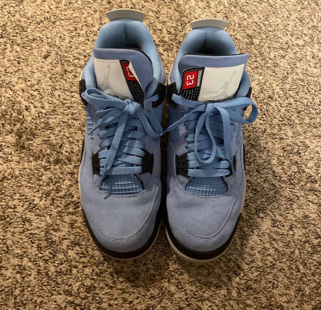 Nike Jordan 4 University Blue Size US 8 / EU 41 - 3 Thumbnail