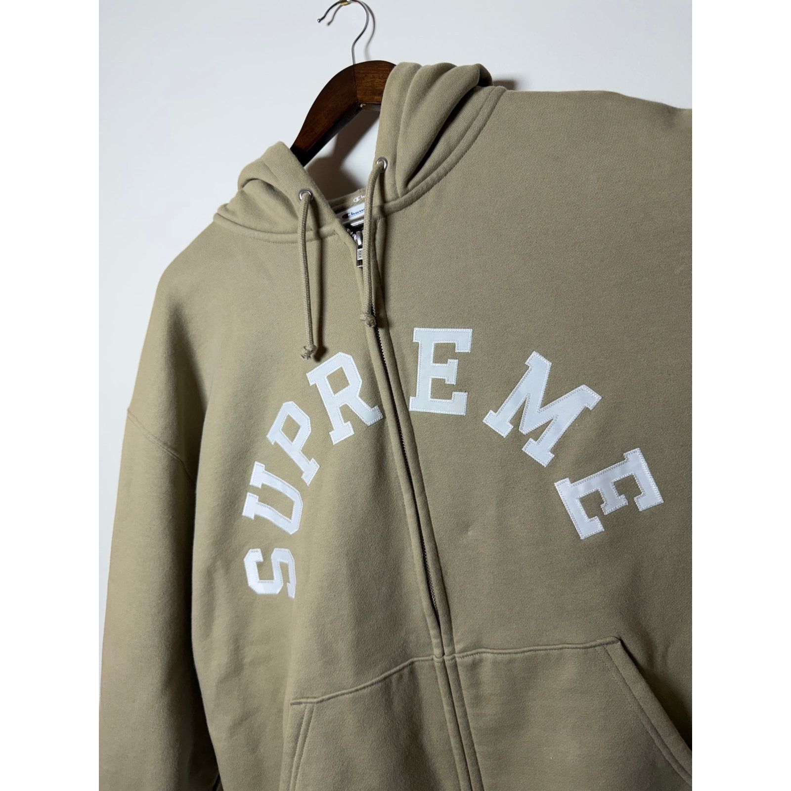 Supreme Supreme Champion Zip Up Hooded Sweatshirt Size US XL / EU 56 / 4 - 2 Thumbnail
